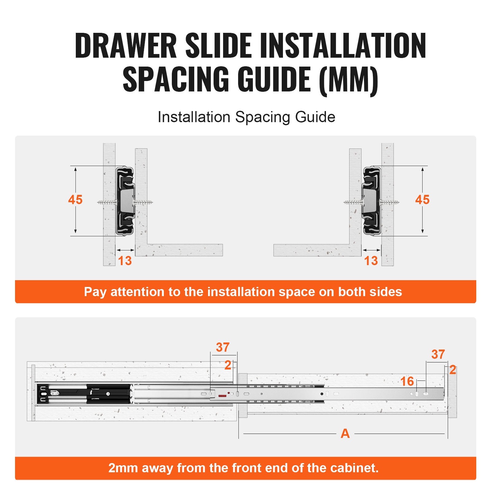 VEVOR CZCJCTDG100LCQ258V0 Drawer-Slides - View #9