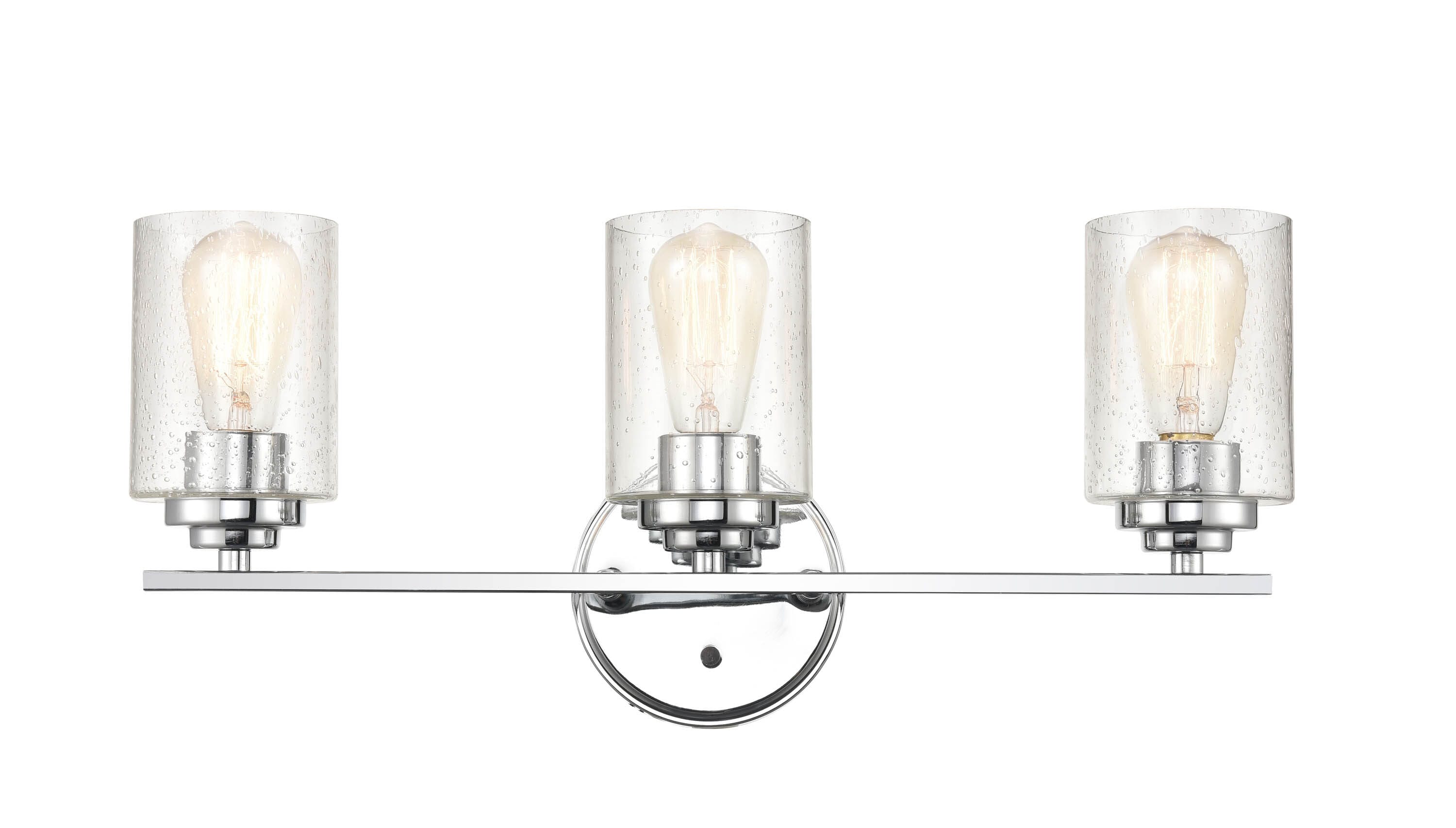 Millennium Lighting 3683-CH 22-in 3 -Light Polished Chrome Transitional Vanity light