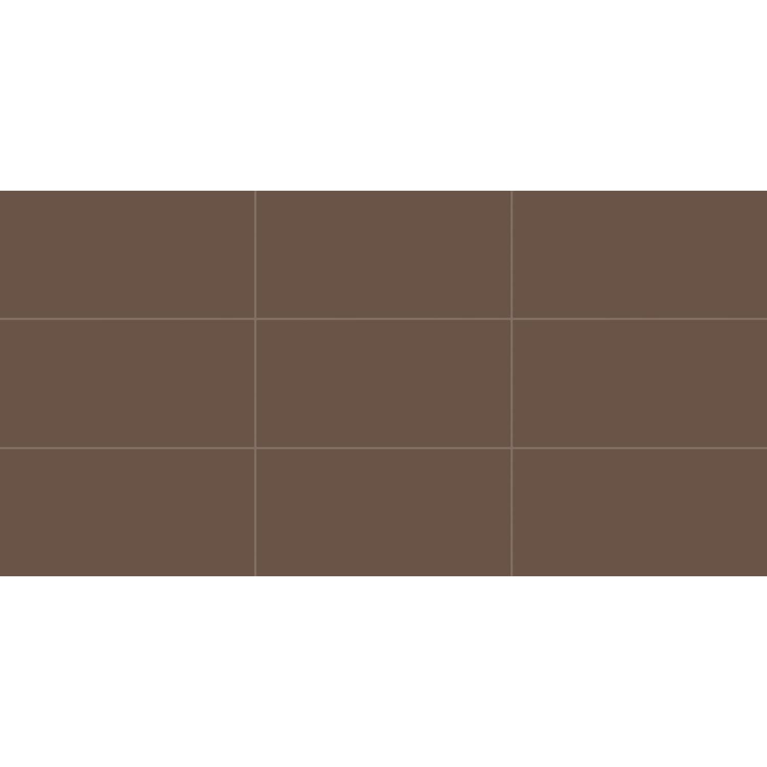 Daltile Core Classic Matte Artisan Brown 3-in x 6-in Matte Ceramic Subway Wall Tile ( 10.5-sq ft / Carton )