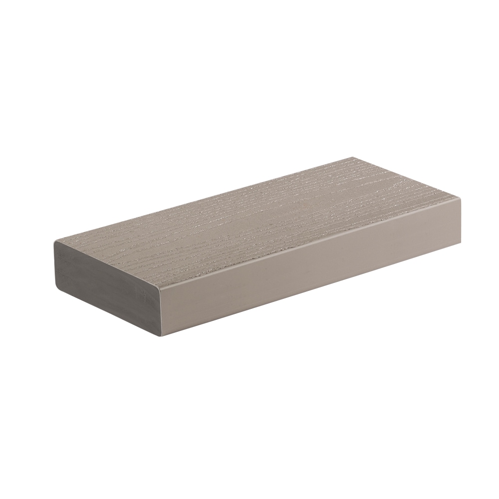 TimberTech Advanced Harvest 2-in x 6-in Slate Gray Square PVC Deck Board