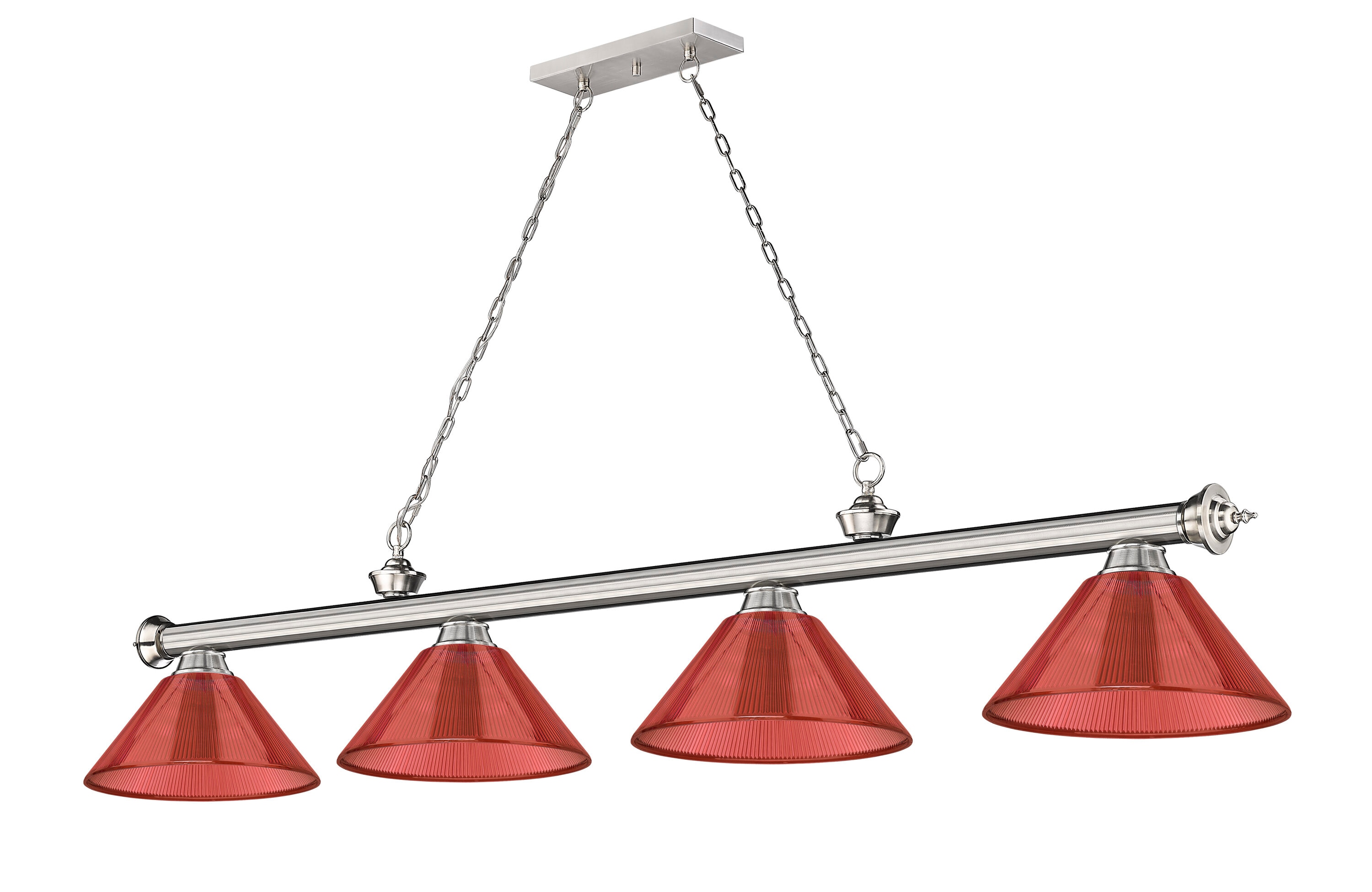 Z-Lite 2306-4BN-ARBG Pool-Table-Lighting - View #5