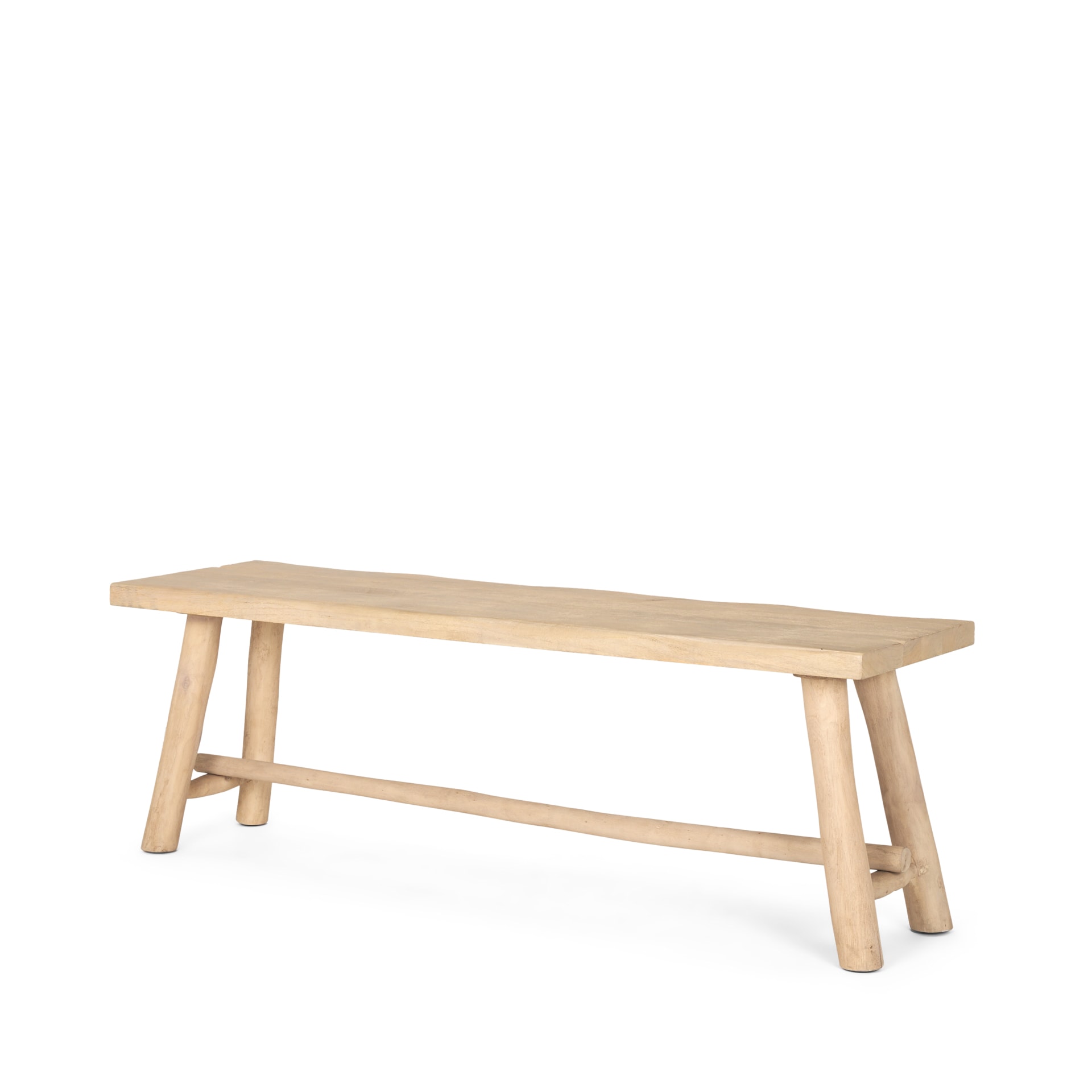 Mercana 70784 Farmhouse Brown Accent Bench 56.00-in x 16.00-in x 19.00-in