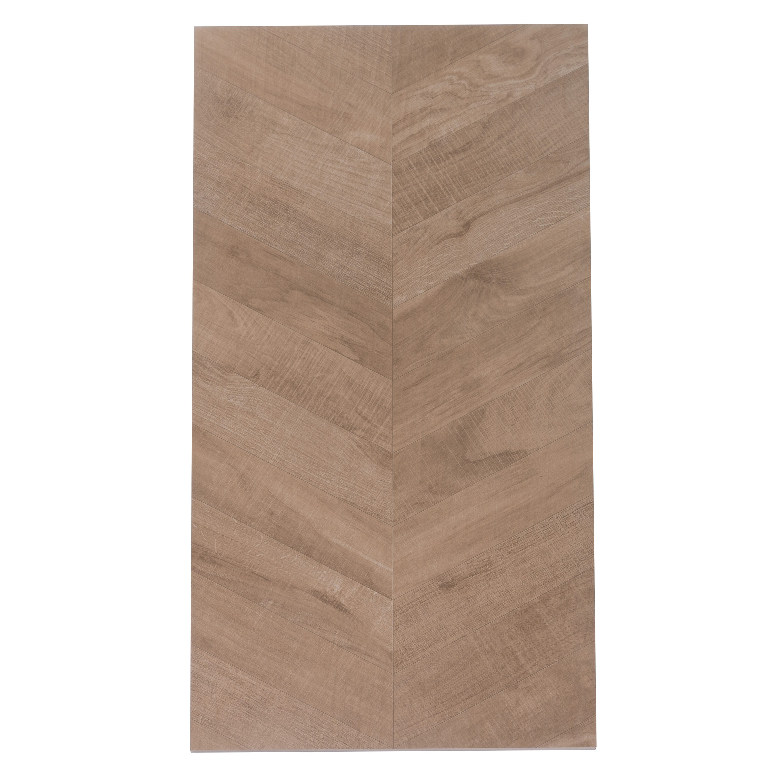 Bois Chevron 24" x 48" Matte Natural Porcelain Tile