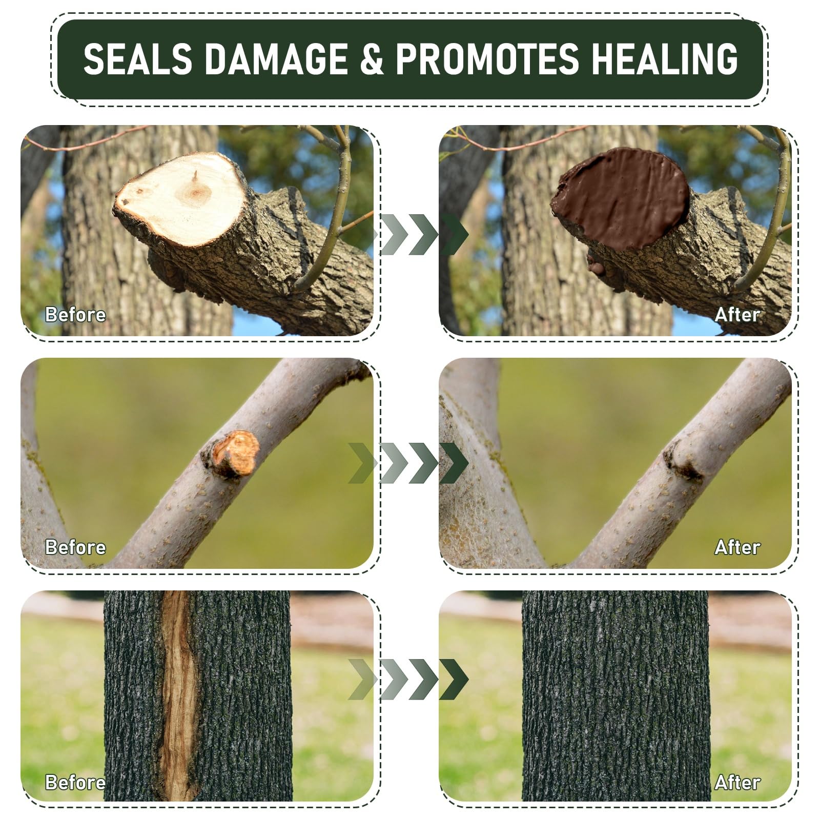 DYRCJ Tree Wound Sealer and Dressing 500g Tree Pruning Sealant for Cut ...