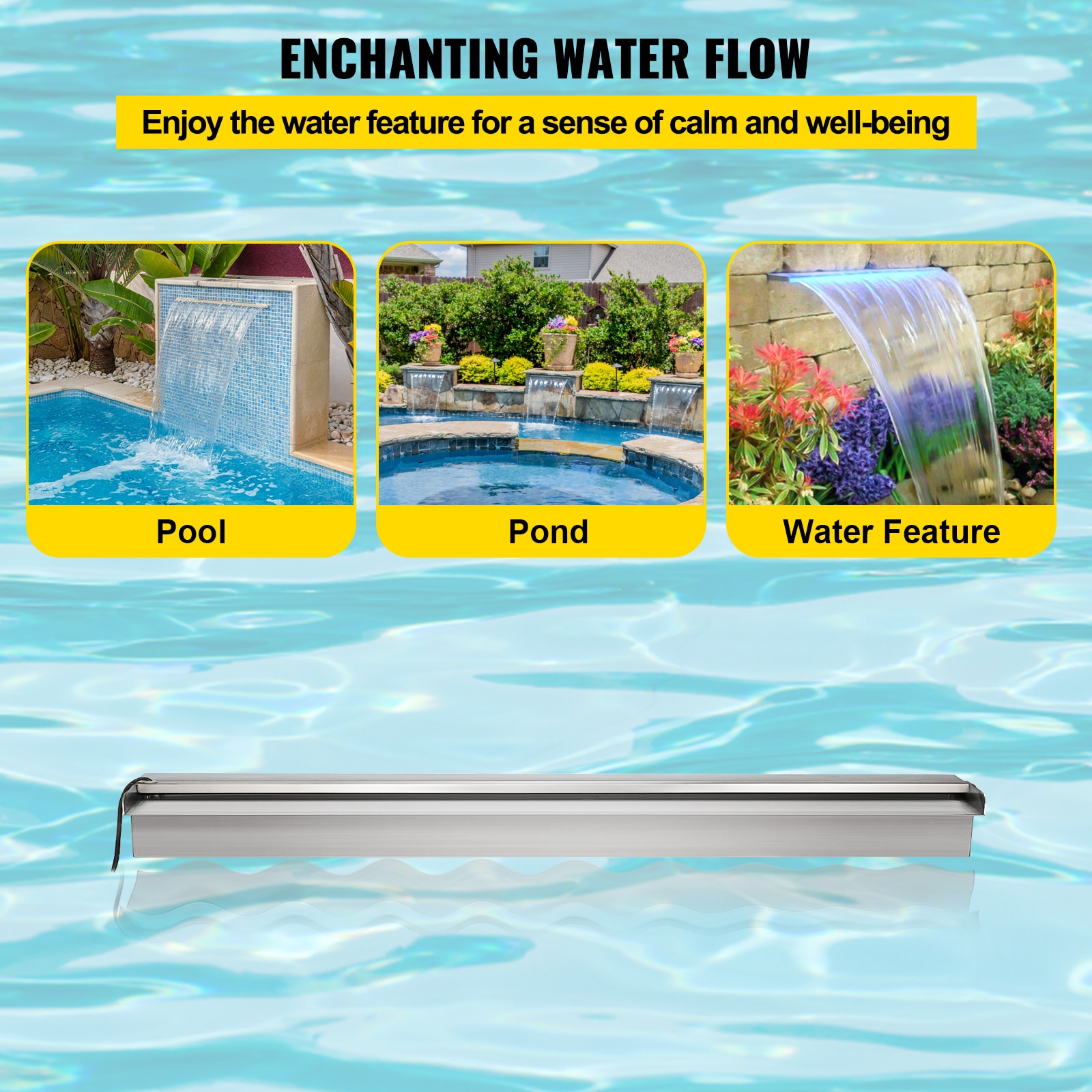 VEVOR PQSBJPJSWLED1200PV1 Pool-Fountains - View #5