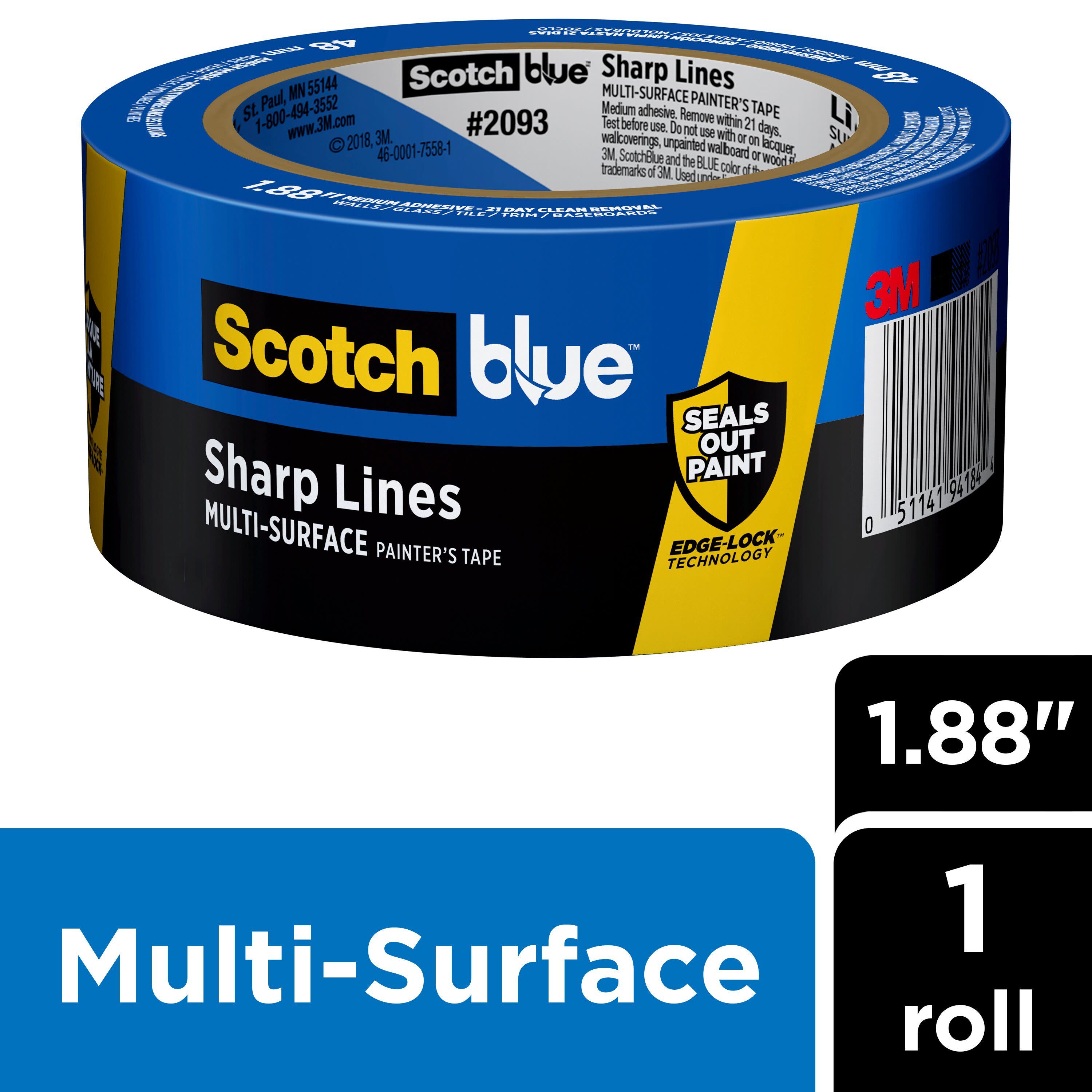 2.83 Inch Wide Painters Tape at