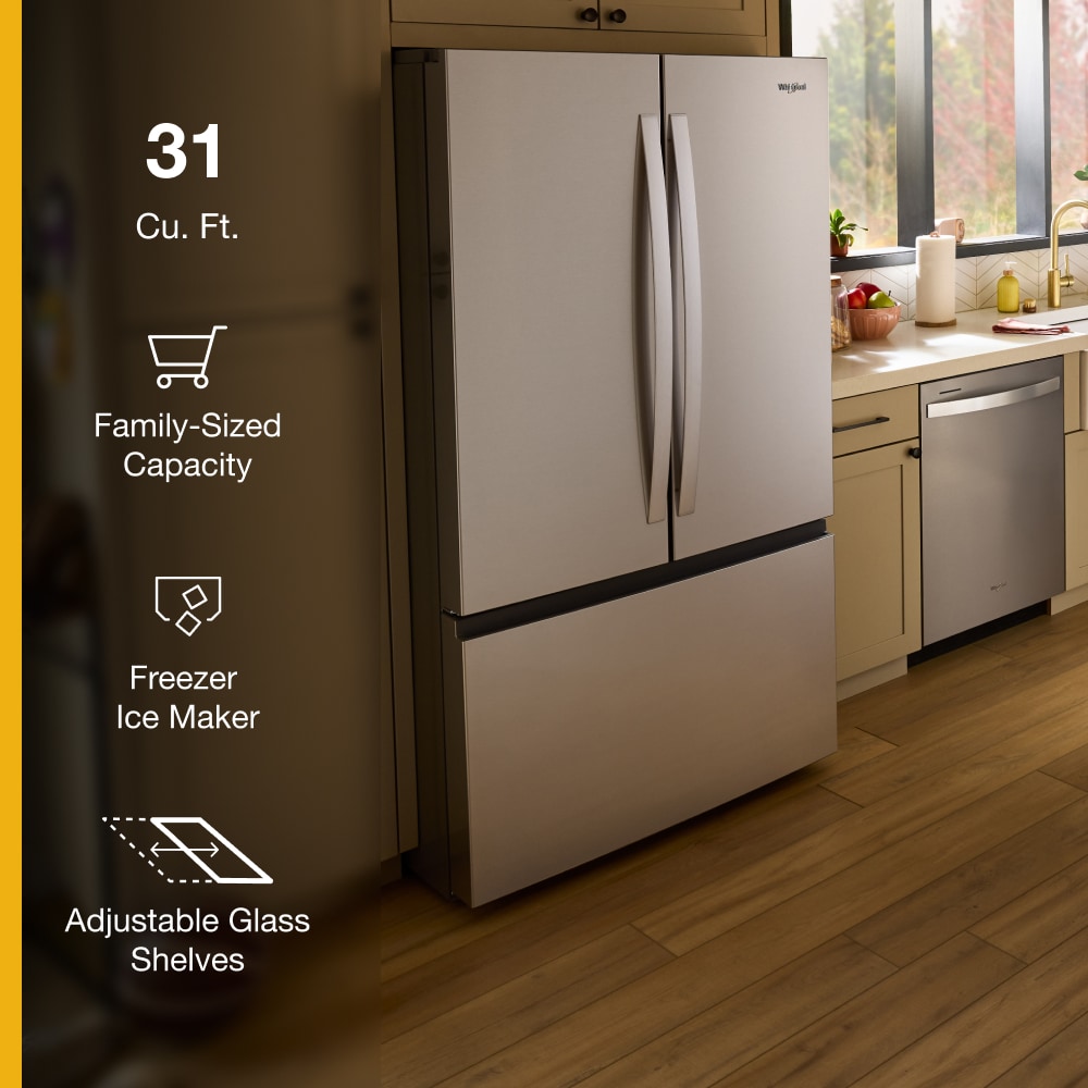 Whirlpool WRFF3136SZ French-Door-Refrigerators - View #4