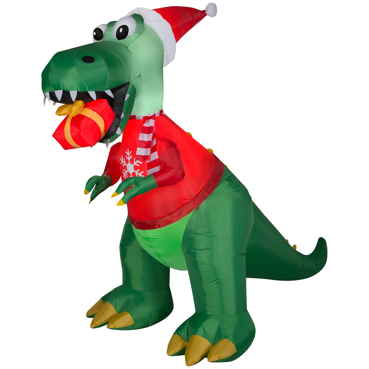 Gemmy G-882530 92.52-Inches Freestanding Dinosaur Inflatable with White LED Lights