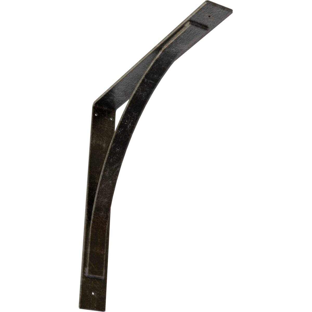 Ekena Millwork BKTM03X24X24MOAWS Morris Morris 24-in x 3-in x 24-in Gray Steel Mounting bracket
