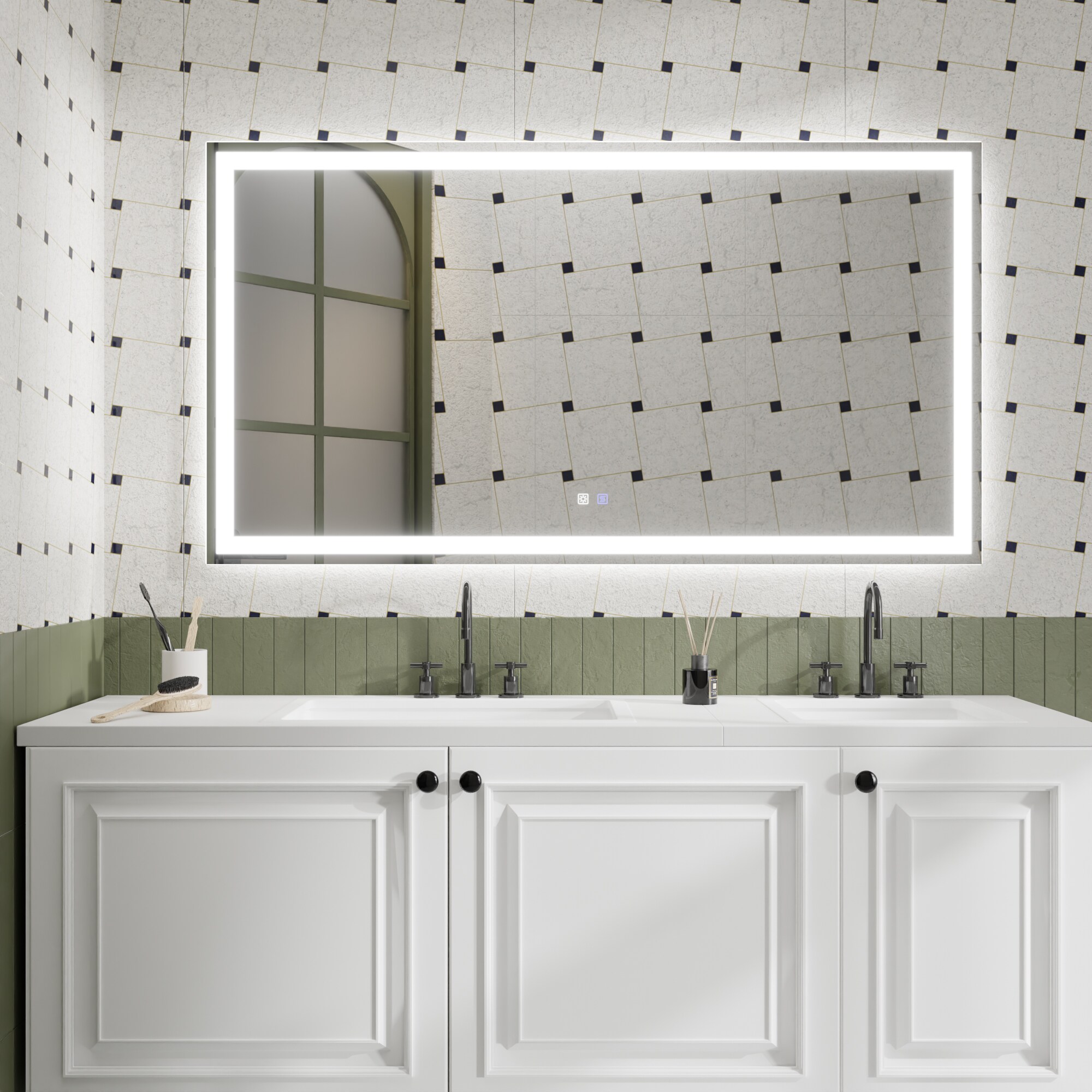 ExBrite DHBM2836BG Framed-Bath-Mirrors - View #18