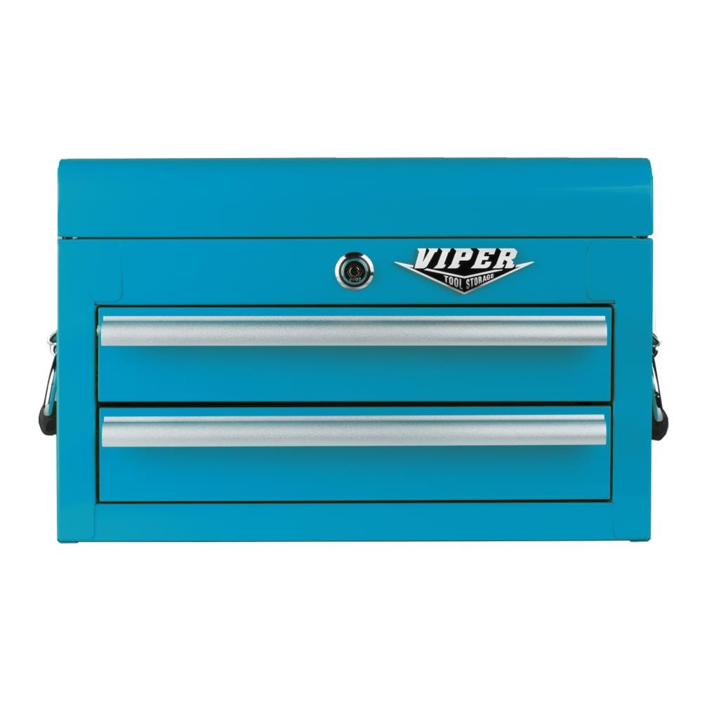 Viper Tool Storage 18-in W x 11.5-in H 2-Drawer Steel Tool Chest (Blue) in  the Top Tool Chests department at