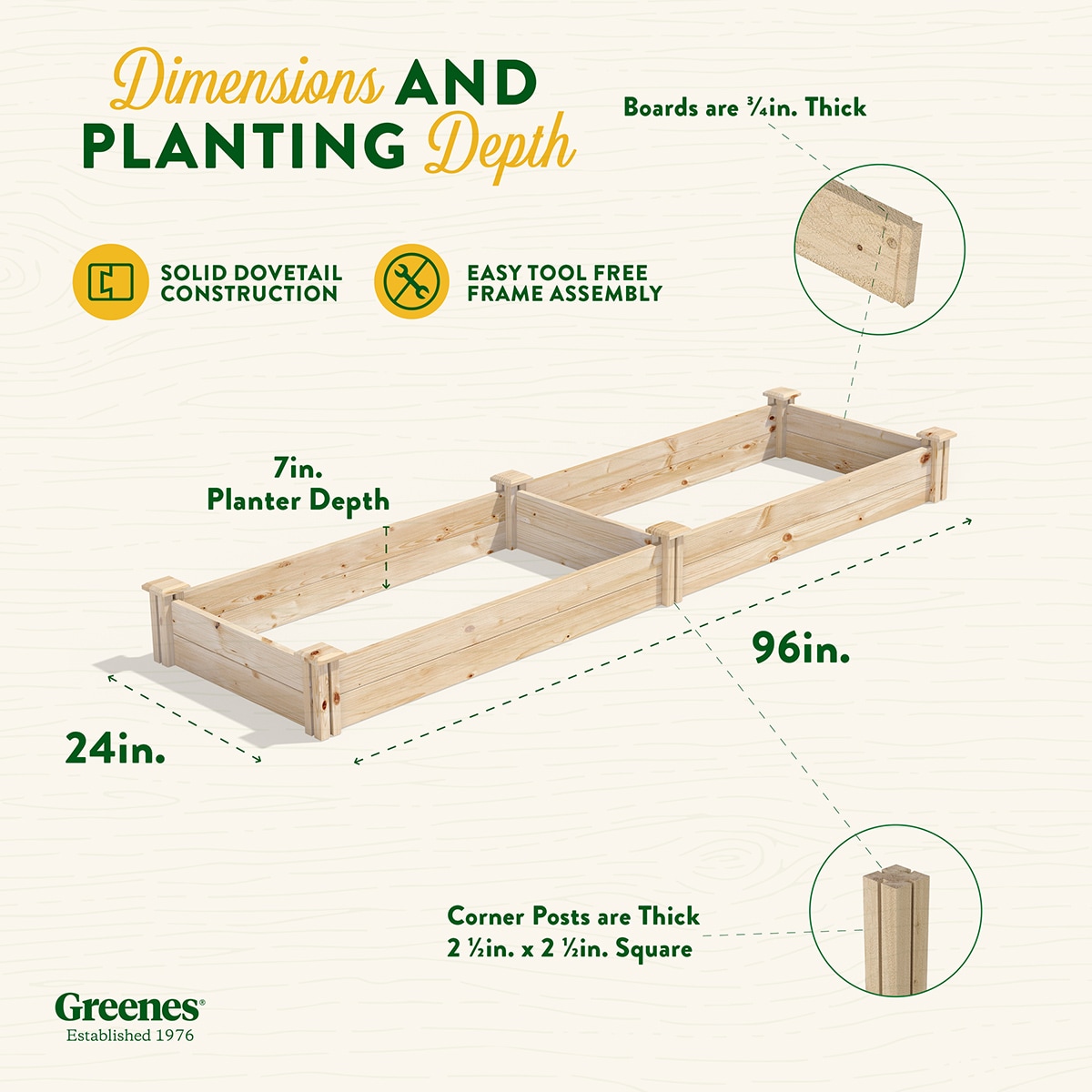 Greenes Fence RCP24967 Raised-Garden-Beds - View #7