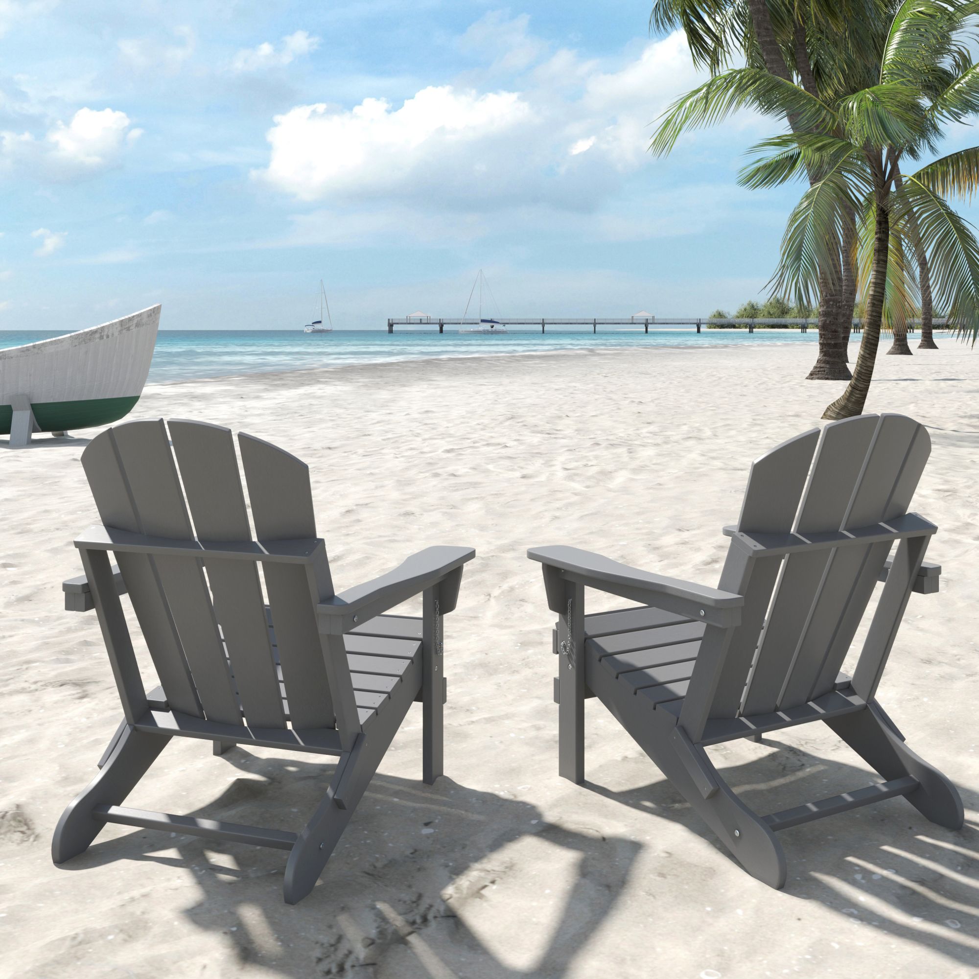 Forclover MONM1209-02GY Patio-Chairs - View #9