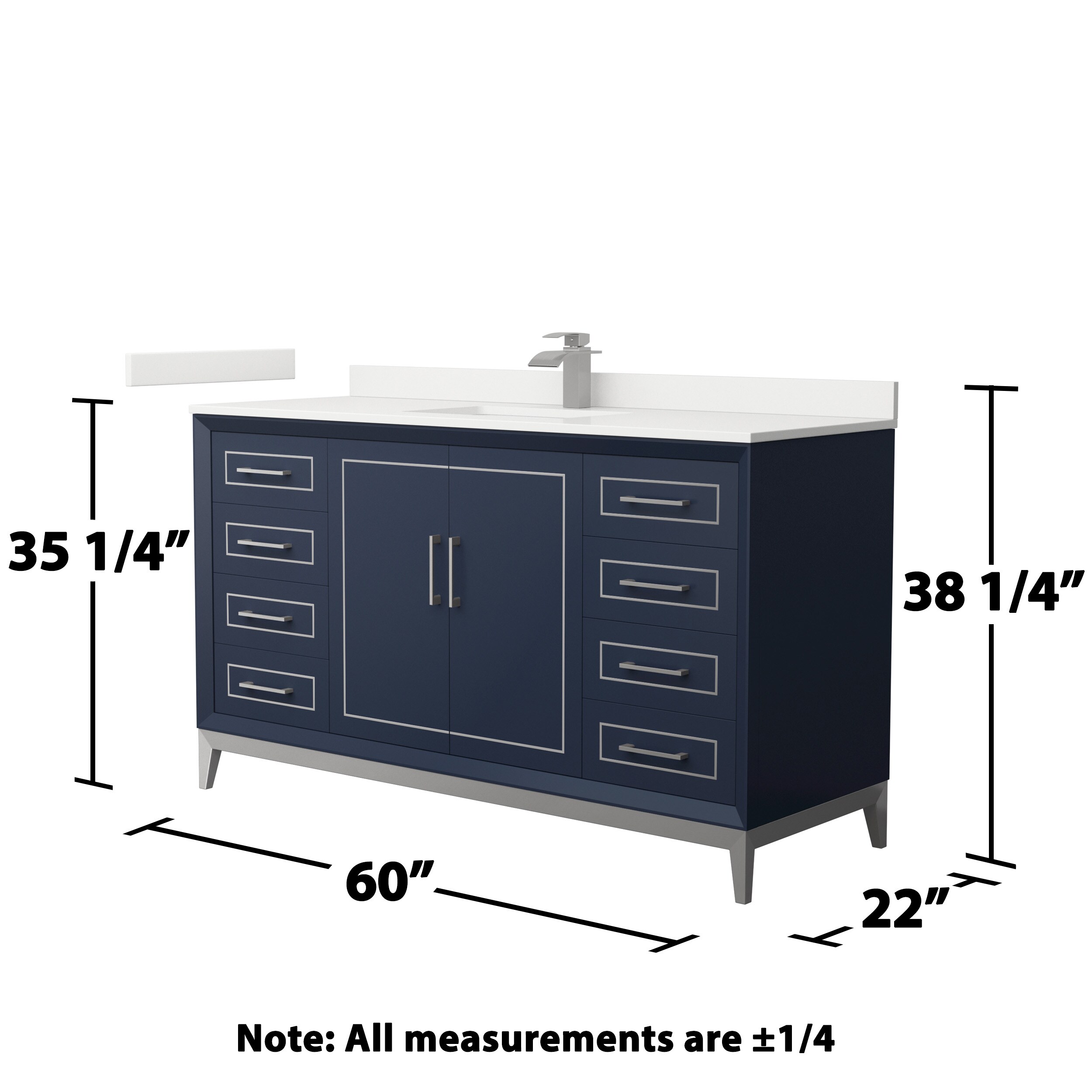 Wyndham Collection WCH515160SBNWQUNSMXX Bath-Vanity-Combo - View #6