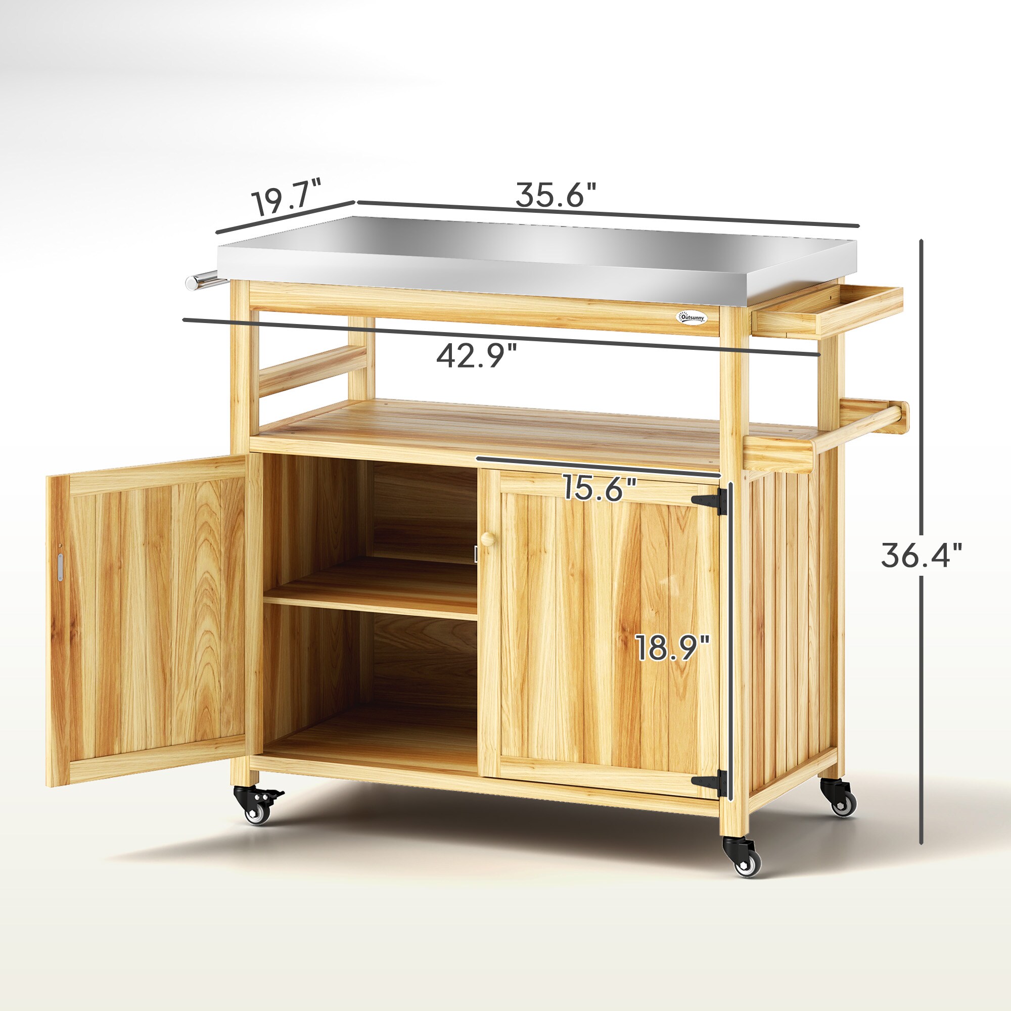 LUXEYARD DS-M-BAC07289 Grill-Carts-Grill-Stands - View #8