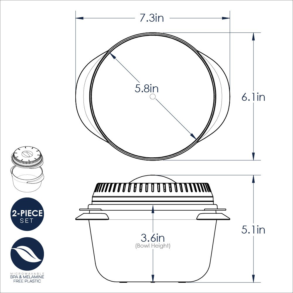 Nordic Ware 68500M Food-Steamers - View #2