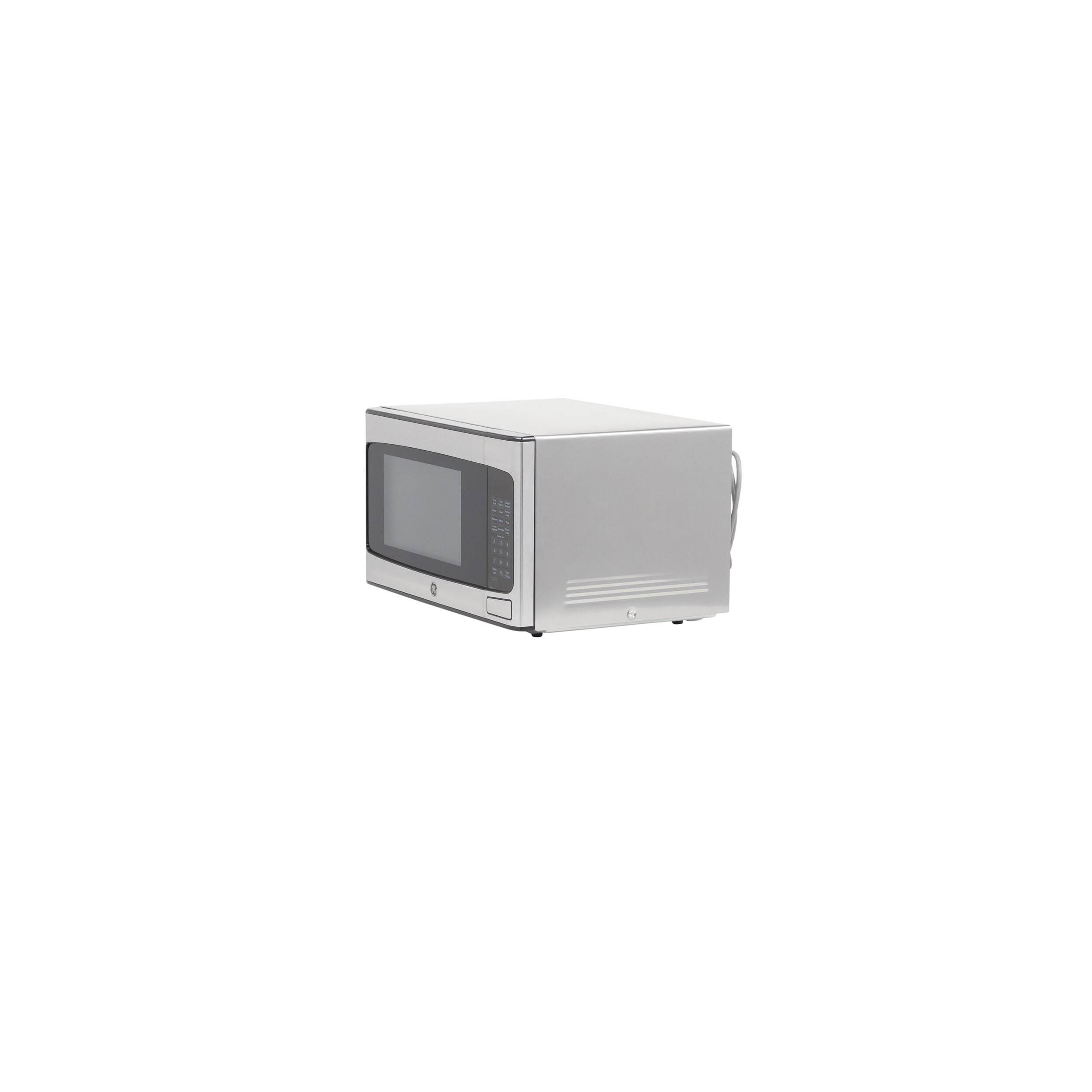 GE 1.1 cu ft Medium 950 Watt Countertop Microwave Stainless Steel JES1145SHSS at Lowes