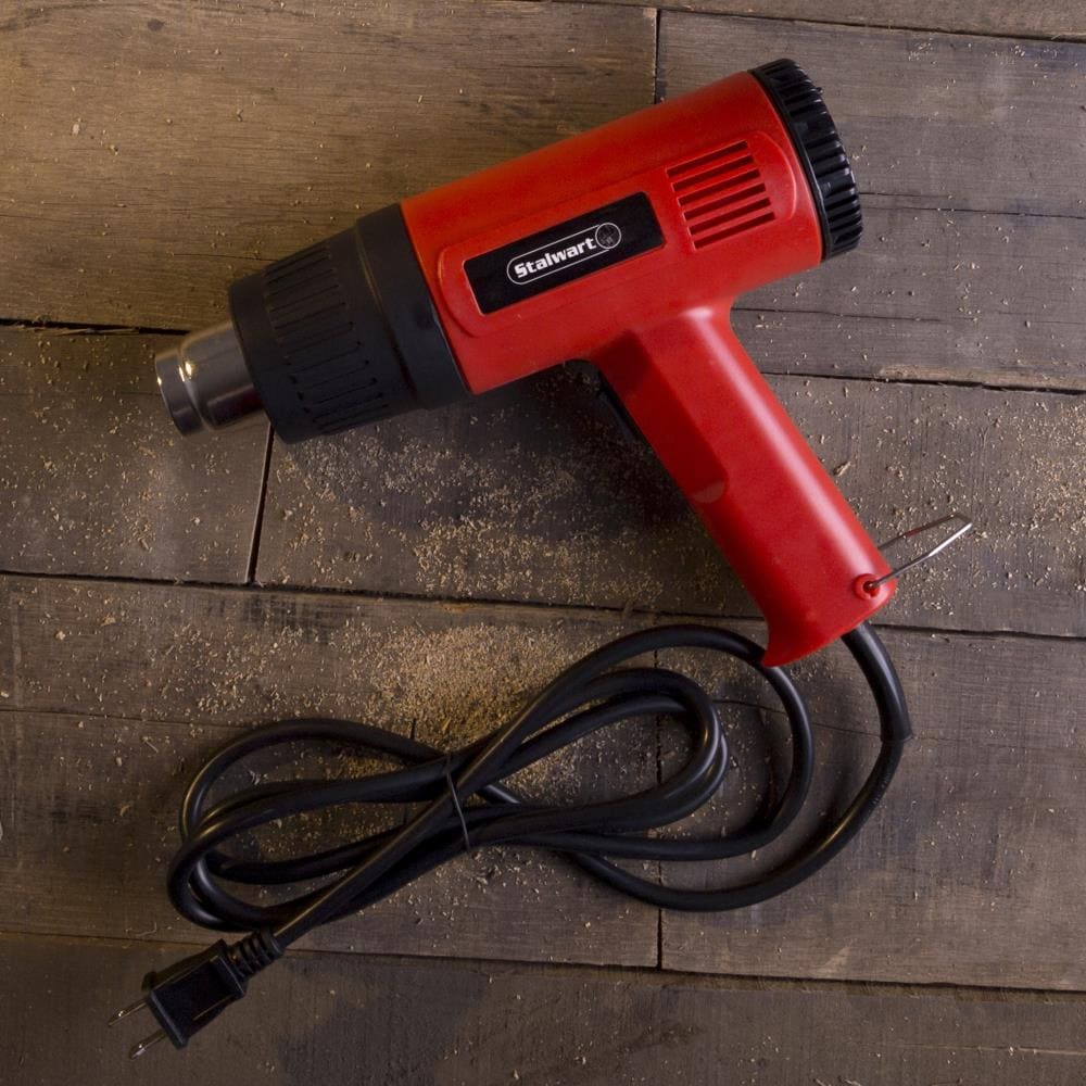 Heat Gun 1500W Professional Electric Hot Air Gun Variable Temperature  Control 3-temp Settings 4 Nozzles Perfect for Crafts Stripping Paint 