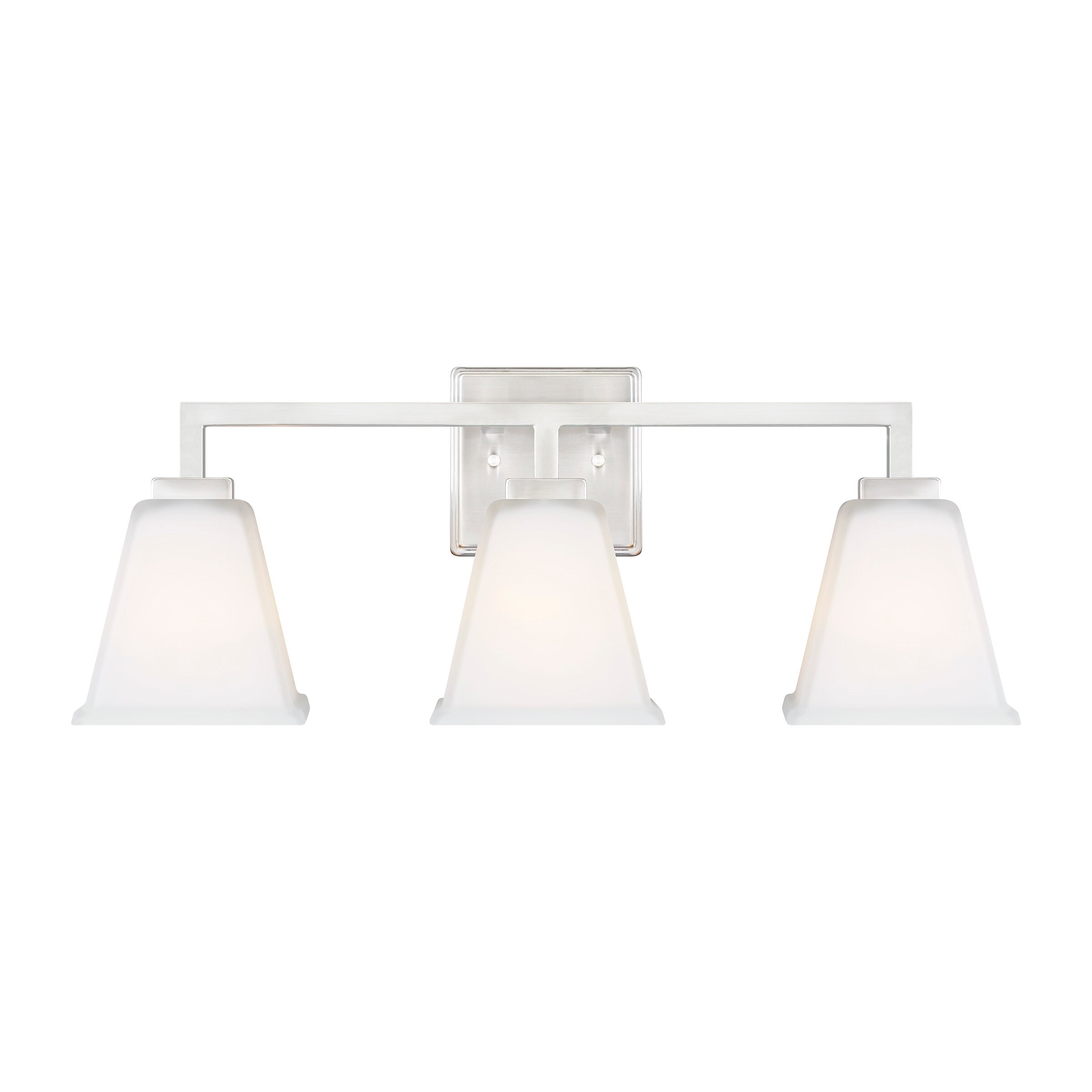 Ellis Harper Brushed Nickel 3-Light Incandescent Wall Bath