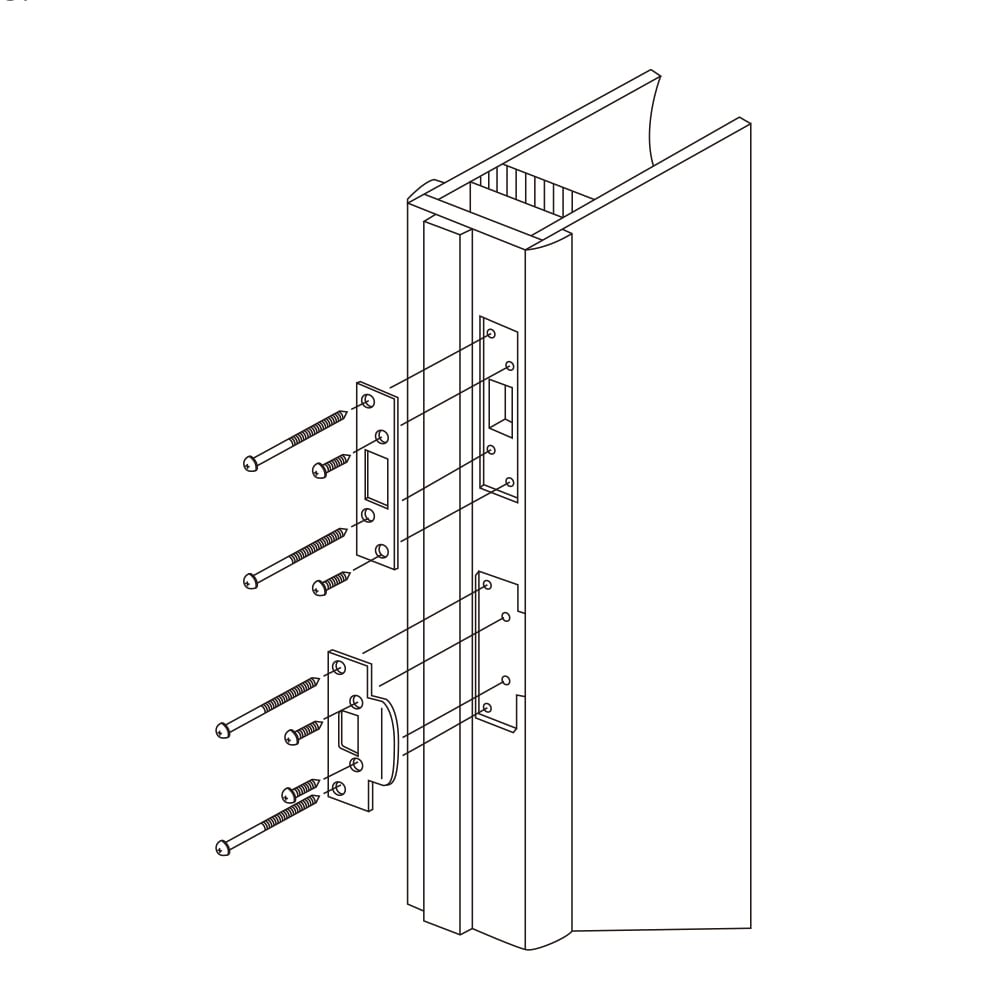 RELIABILT 07-3344 Entry-Door-Strike-Plates - View #2