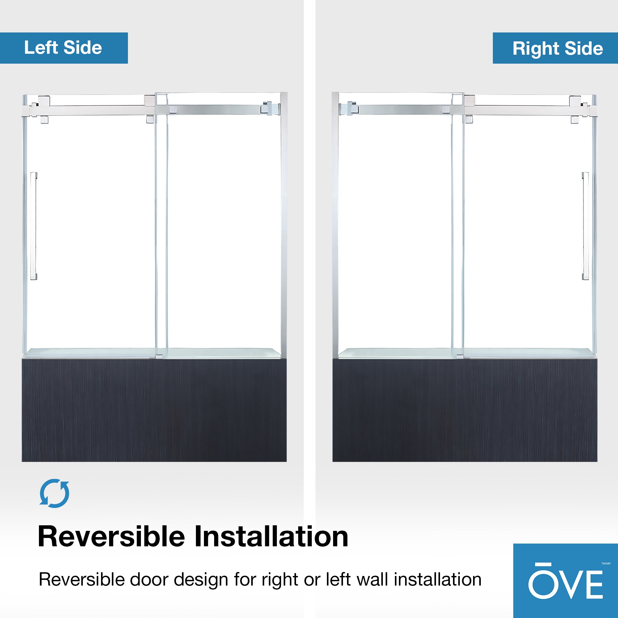 OVE Decors GLENDALE-CHTD Bathtub-Doors - View #12