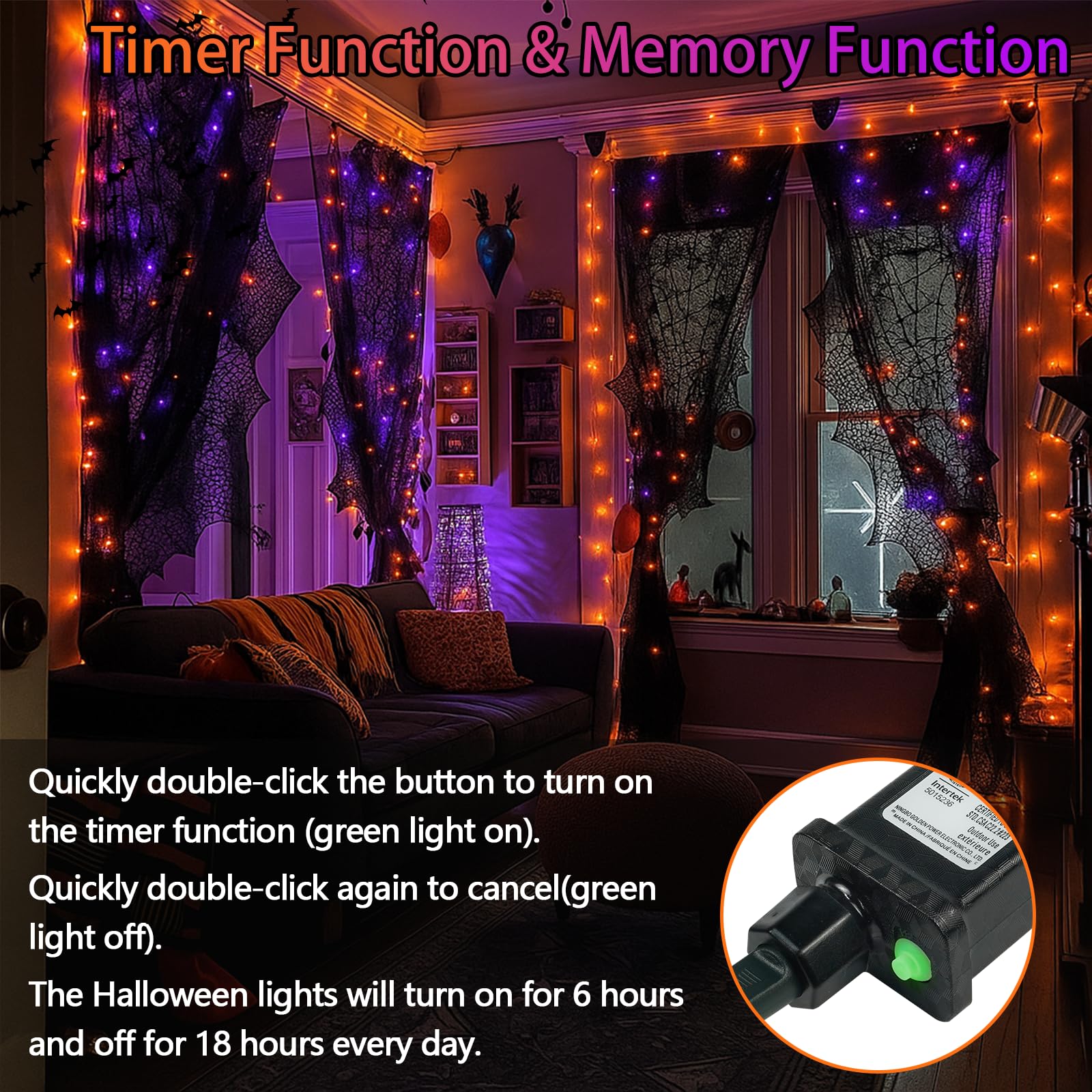 IJBUHV 678887726810 Halloween-String-Lights - View #5