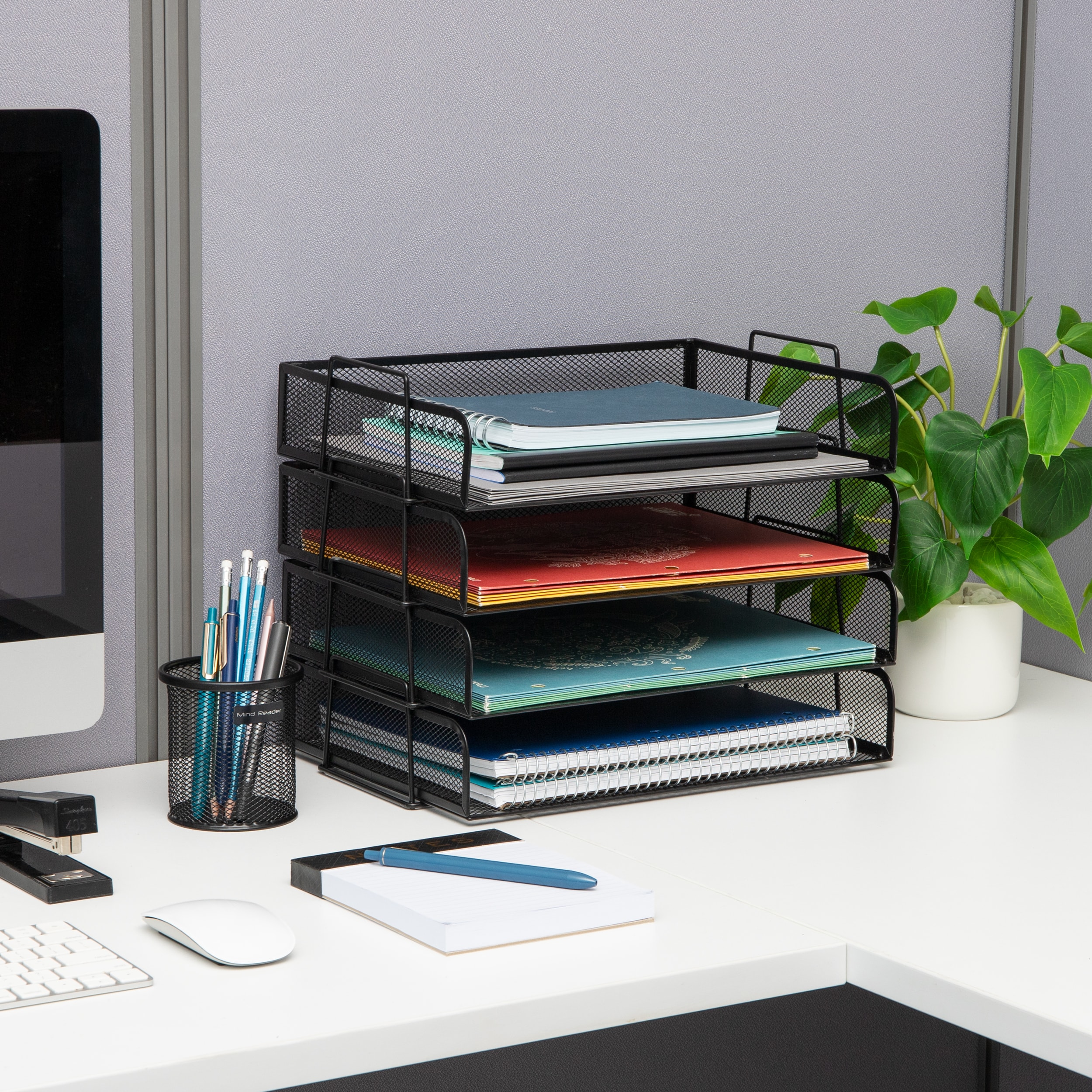 Mind Reader DSTACK4-BLK Desktop-Organizers - View #2