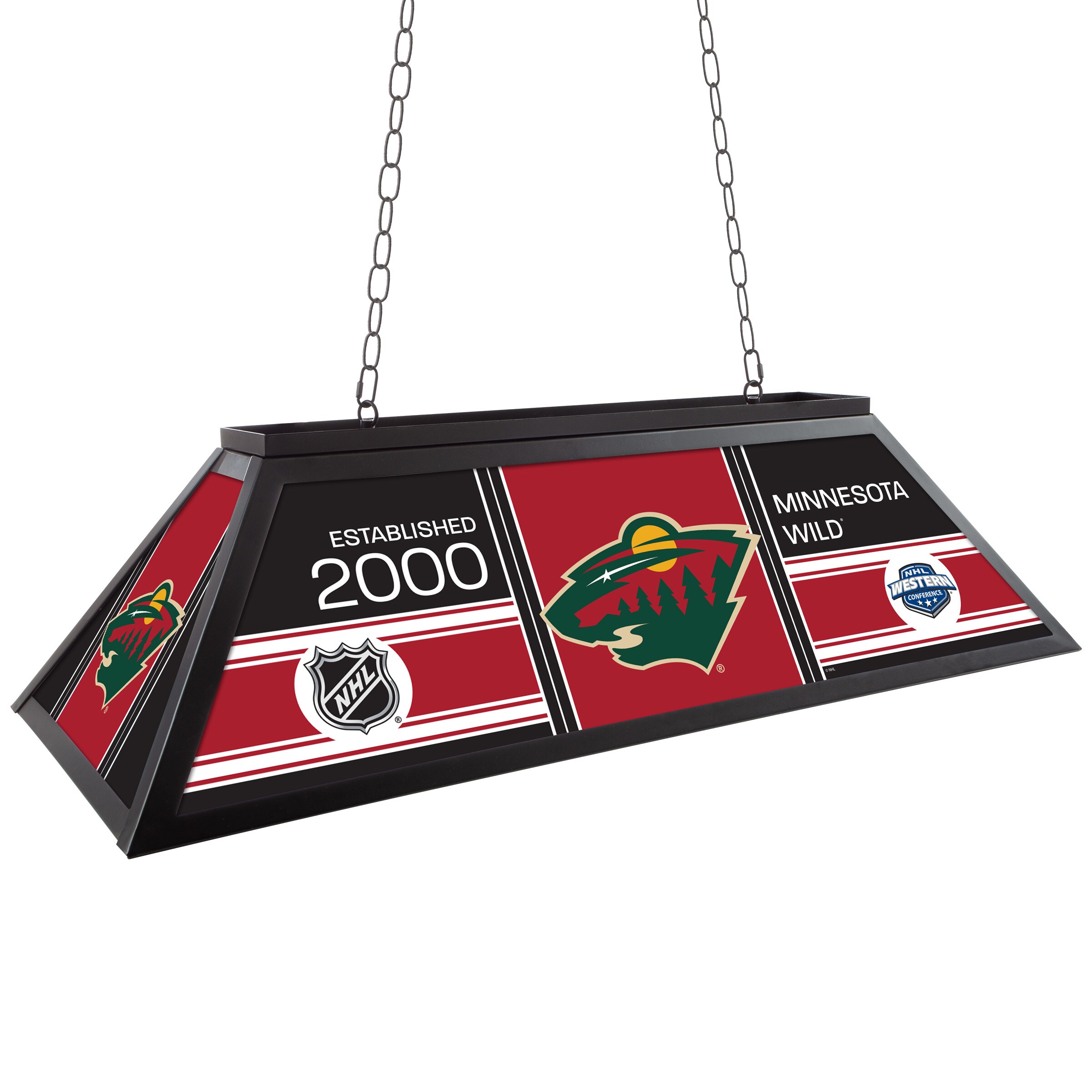 Trademark Gameroom NHL4400-MW-PCH Matte Black Incandescent Medium base (E-26) Pool Table Lighting