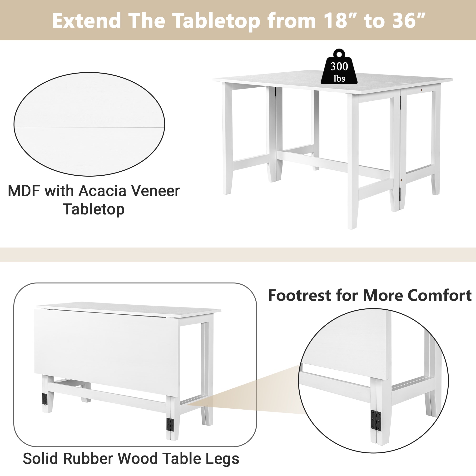EXTRAUP YHLN717P195019K Dining-Tables - View #5