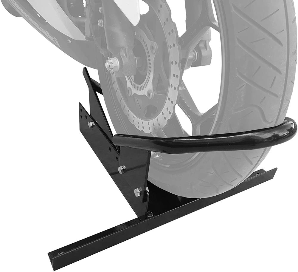 Motorcycle Front Wheel Chock Stand Stand rail
