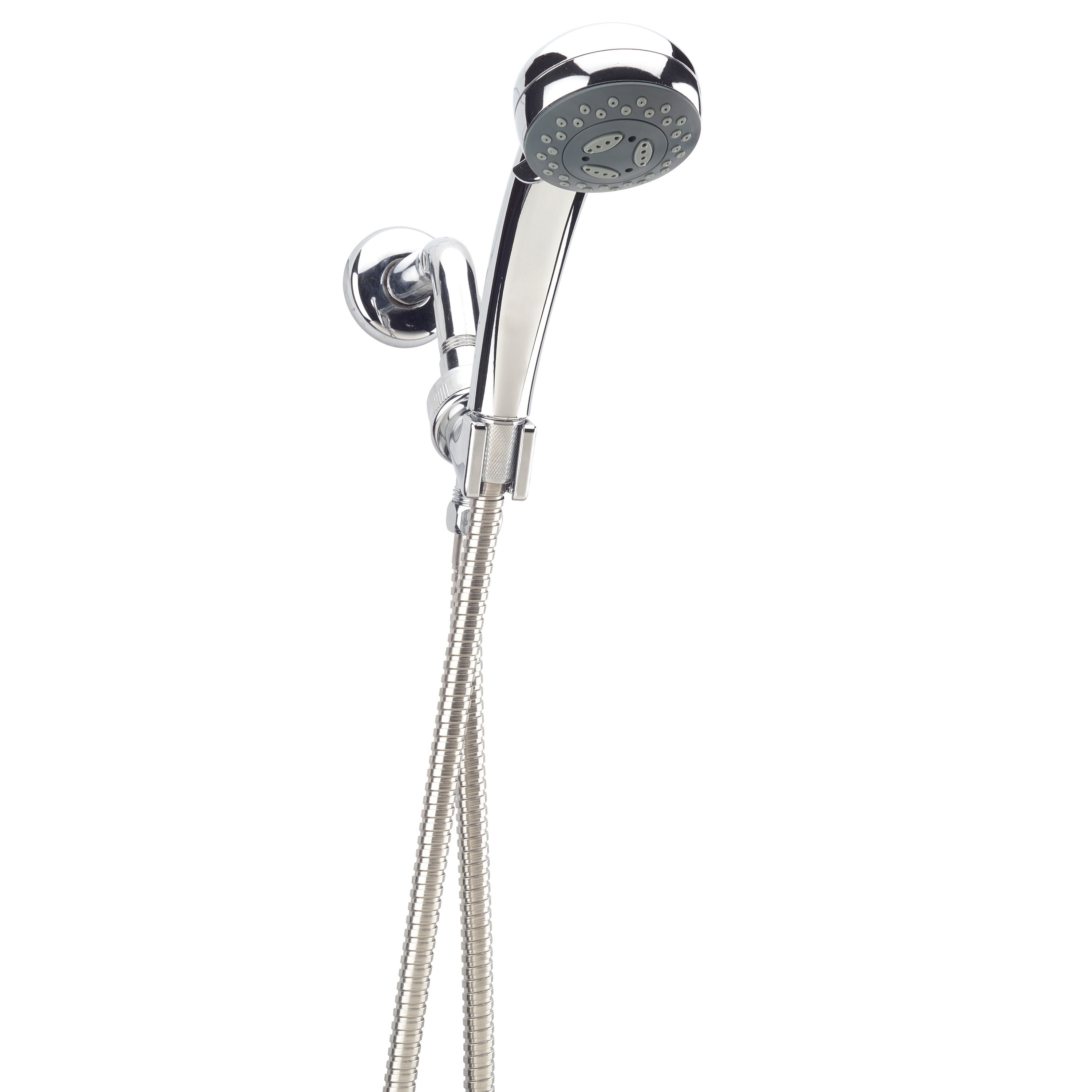 Bath Bliss 3406 3.0 -Settings Chrome 2.67-in Round Fixed High Pressure Rain Shower Head 2.5 GPM