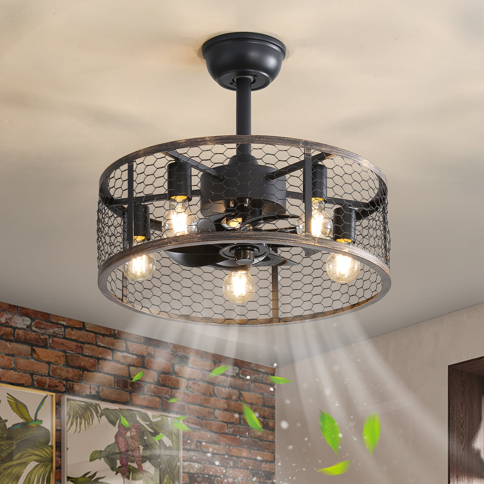 SINOFURN SYD120012BK Ceiling-Fans - View #3