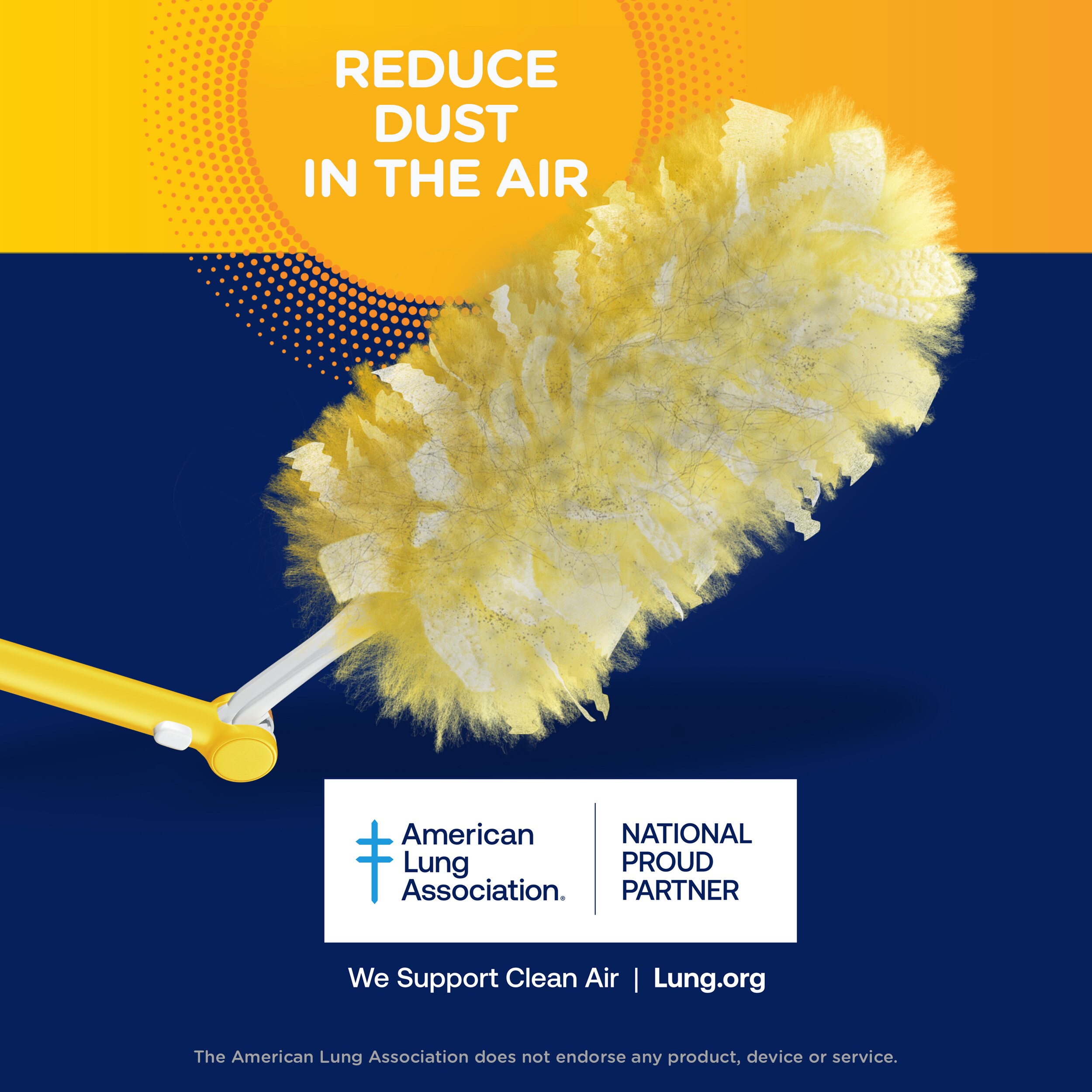 Swiffer Heavy Duty 6ft Extendable Yellow Microfiber Duster Kit