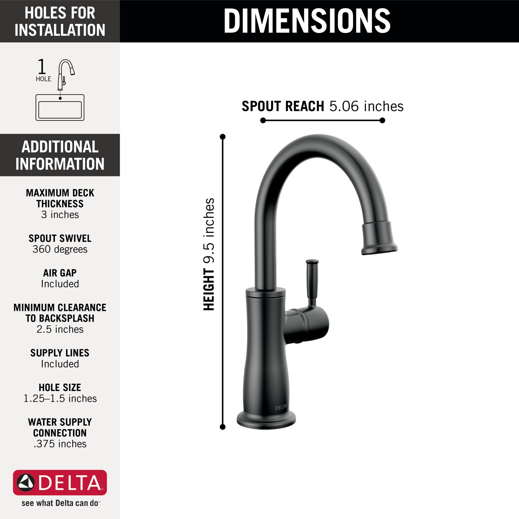 Delta 1960-BL-DST Hot-Water-Dispensers - View #2