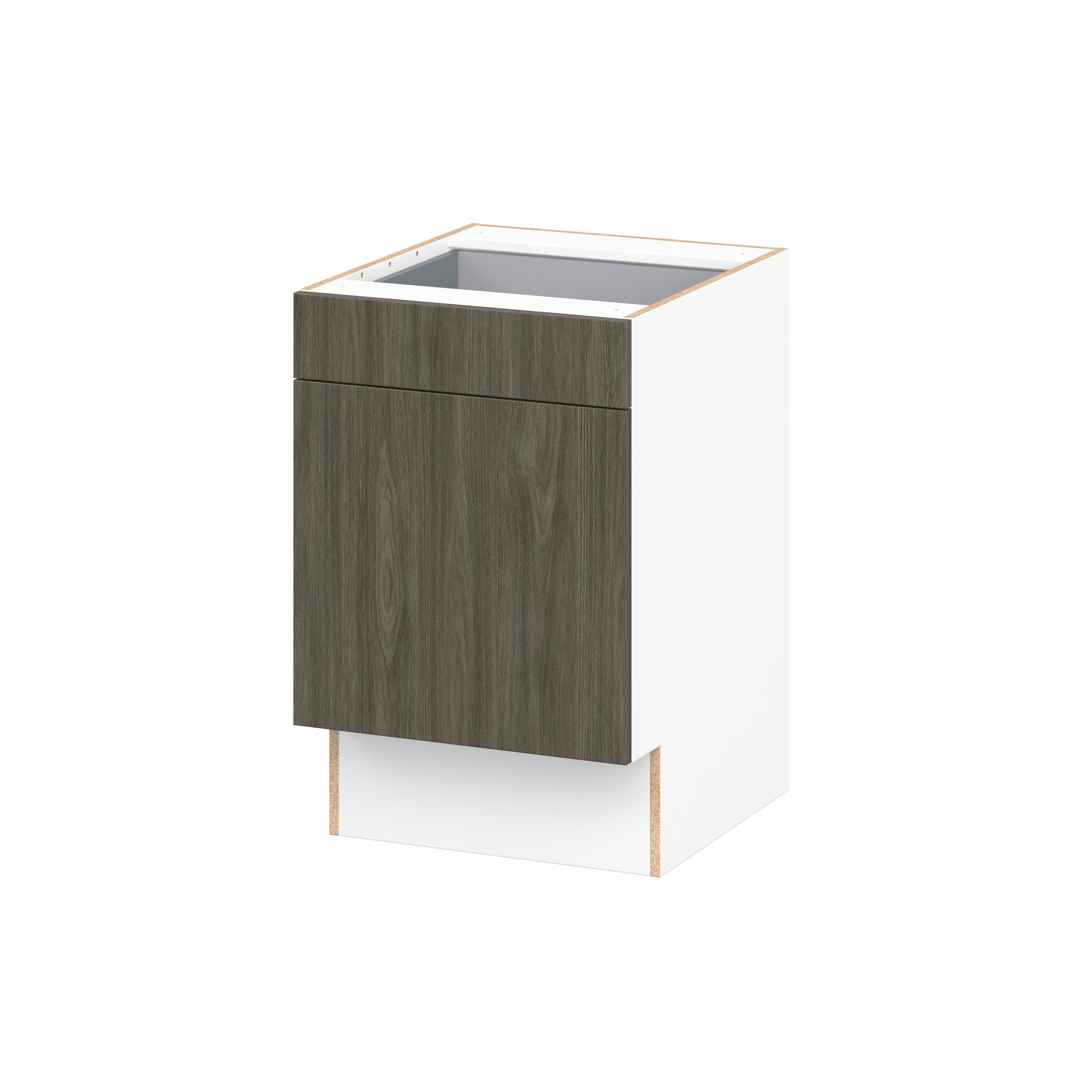 Hugo&Borg DSB21ADA(L/R)-SA Savane 21-in W x 32.5-in H x 24.5-in D Brunt Walnut Base Fully assembled Cabinet Flat Panel Slab