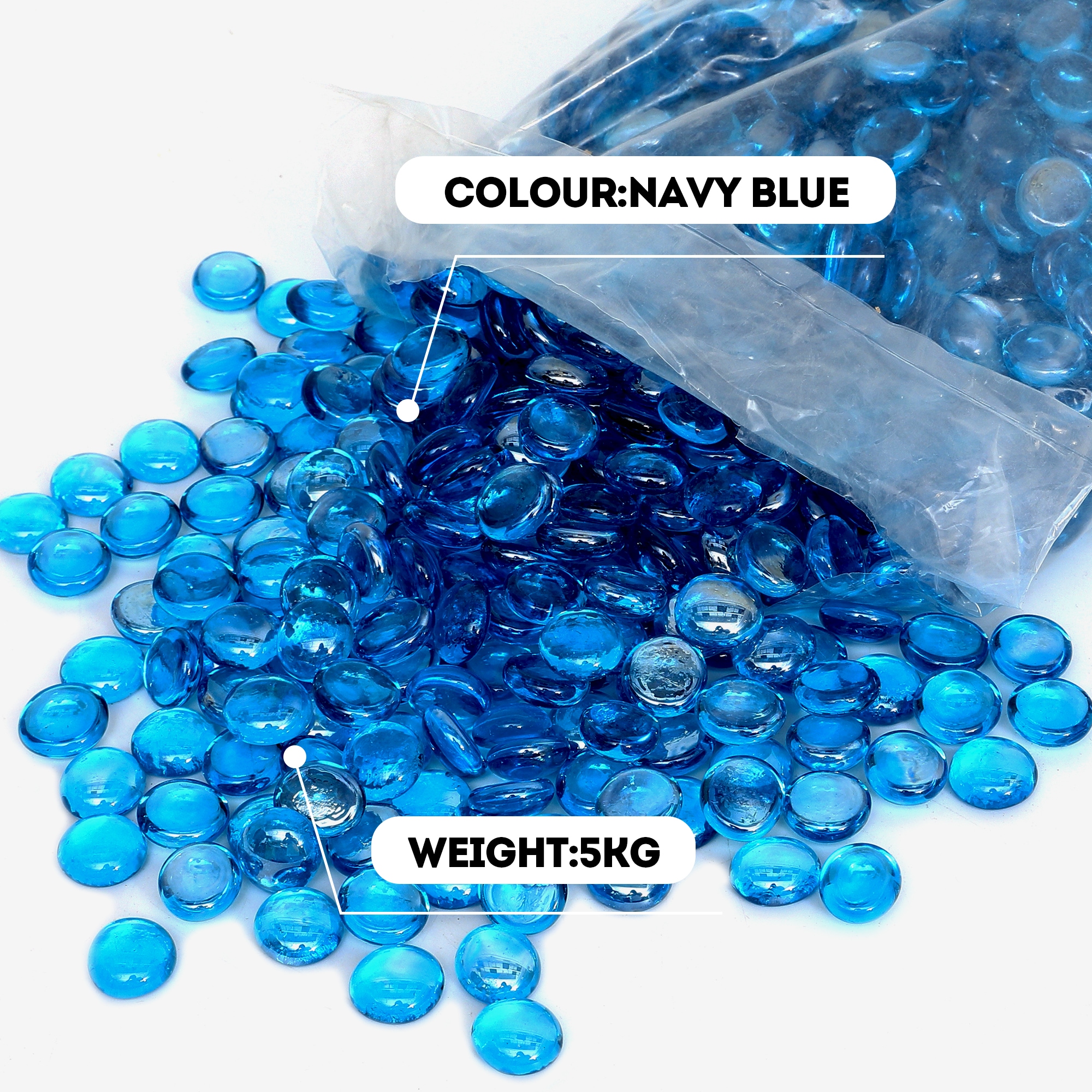 UPHA PL-BLS-BLUE-5 Fire-Glass - View #4