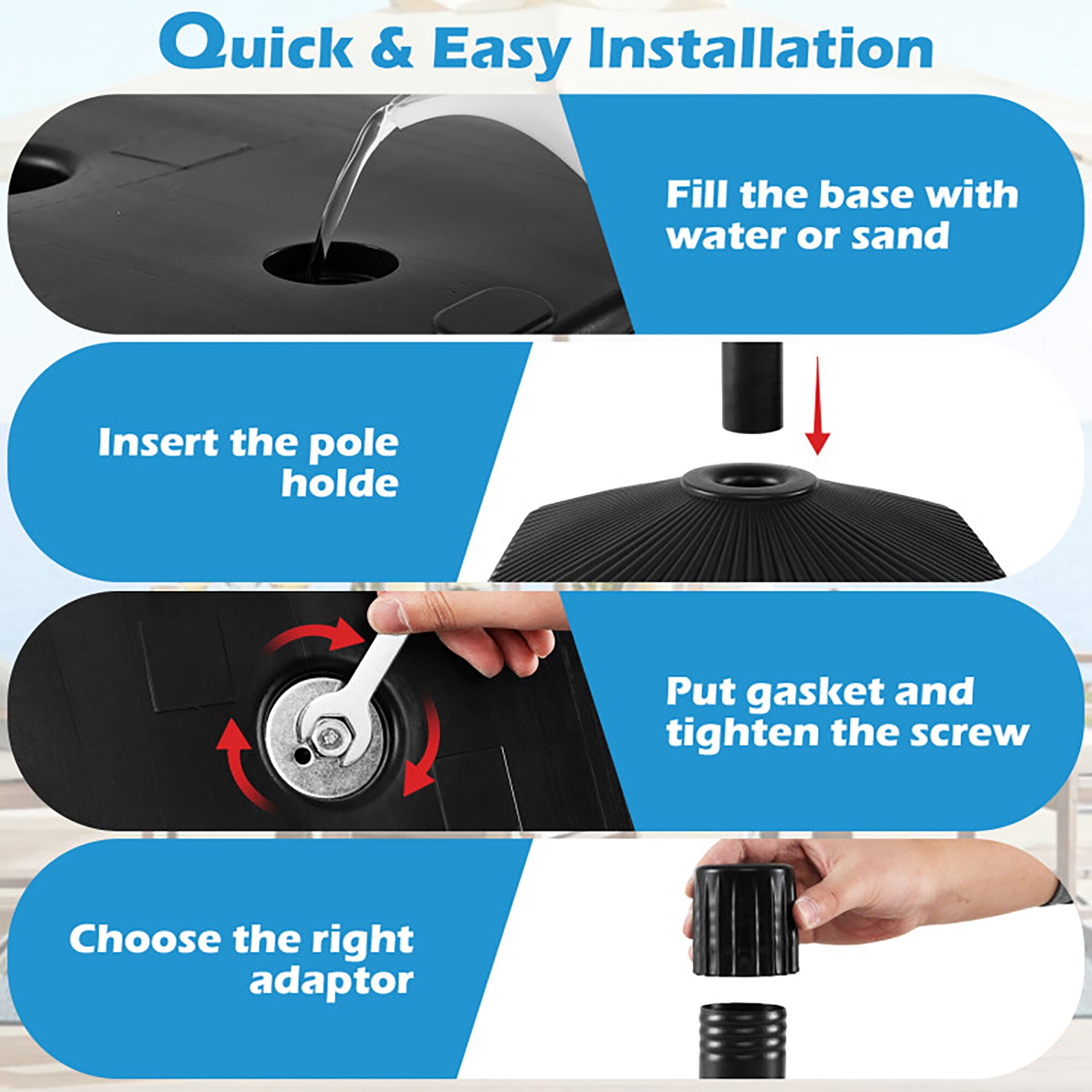CASAINC WF-OP2954CF Umbrella-Bases - View #5