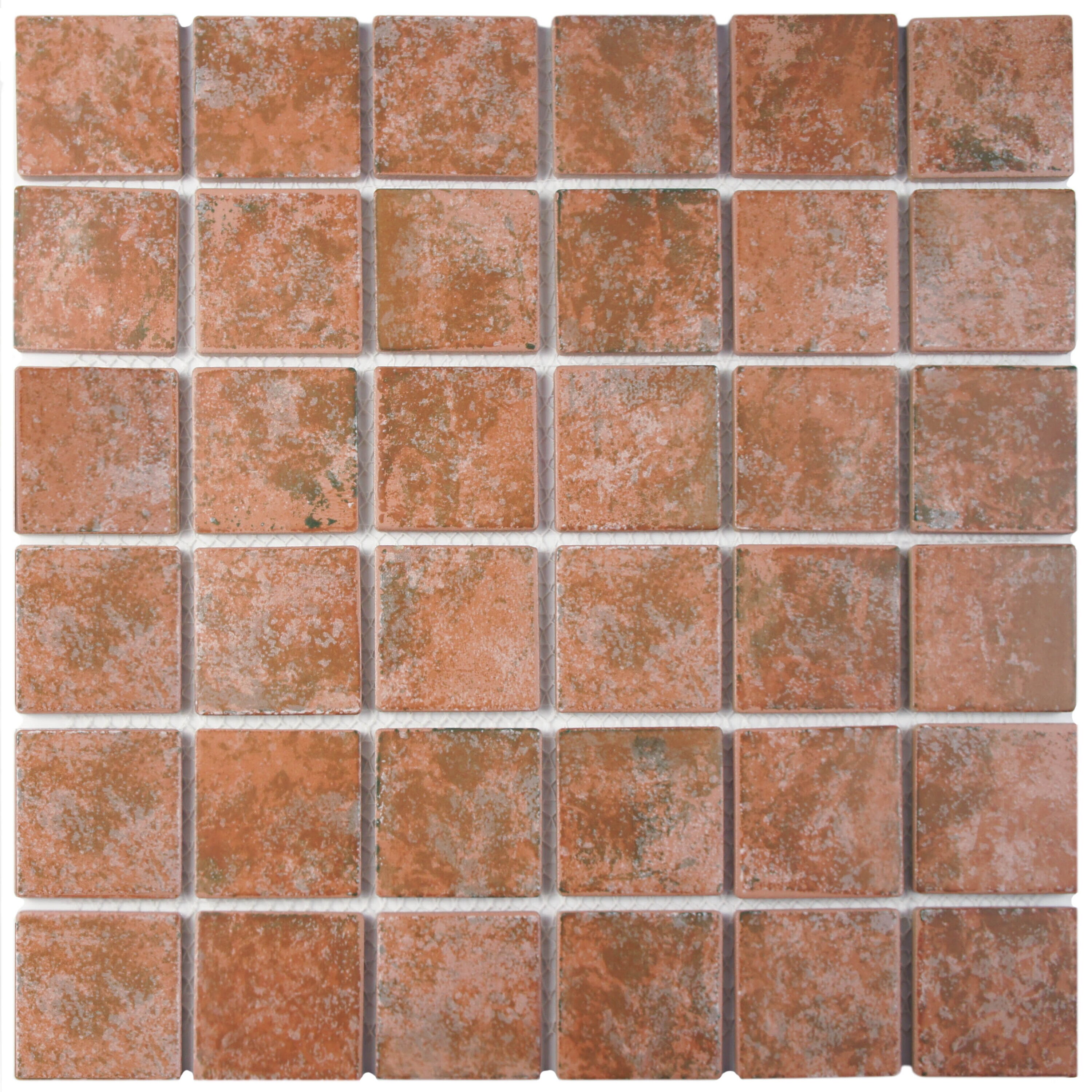 Affinity Tile S1FKORCM82 (Sample) Colorado Quad Pueblo 6-in x 6-in Matte Porcelain Uniform Squares Mosaic Thinset Mortar Tile