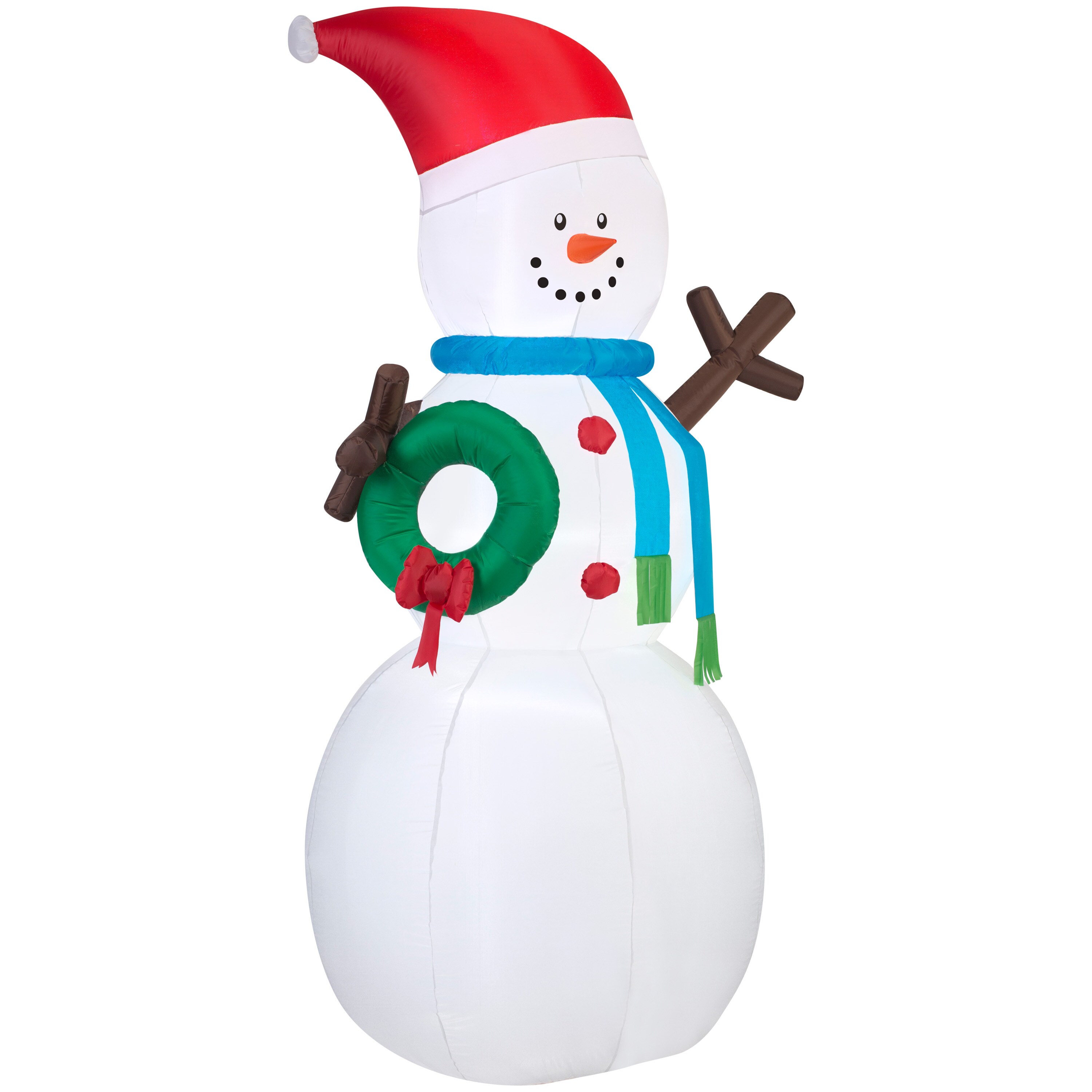 Holiday Living 6.98-ft Lighted Snowman Christmas Inflatable at 