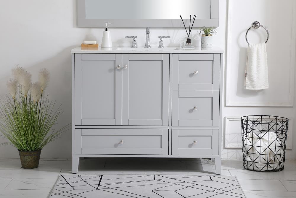 Elegant Decor FI54042GR Bath-Vanity-Combo - View #2