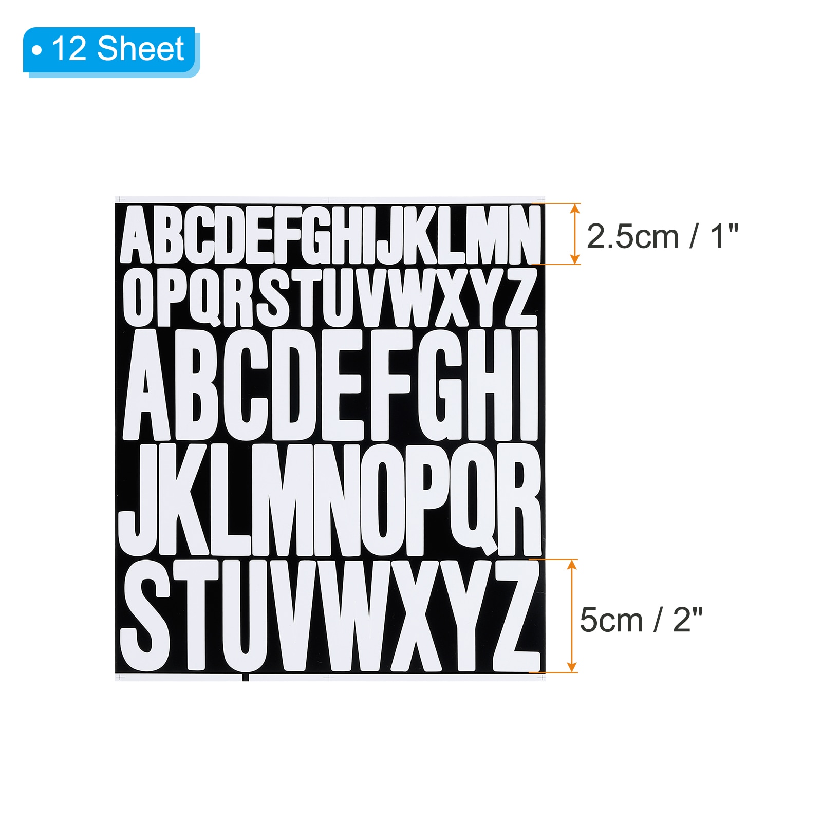 PATIKIL S25112000UX3190 Signs-Letters-Numbers - View #2