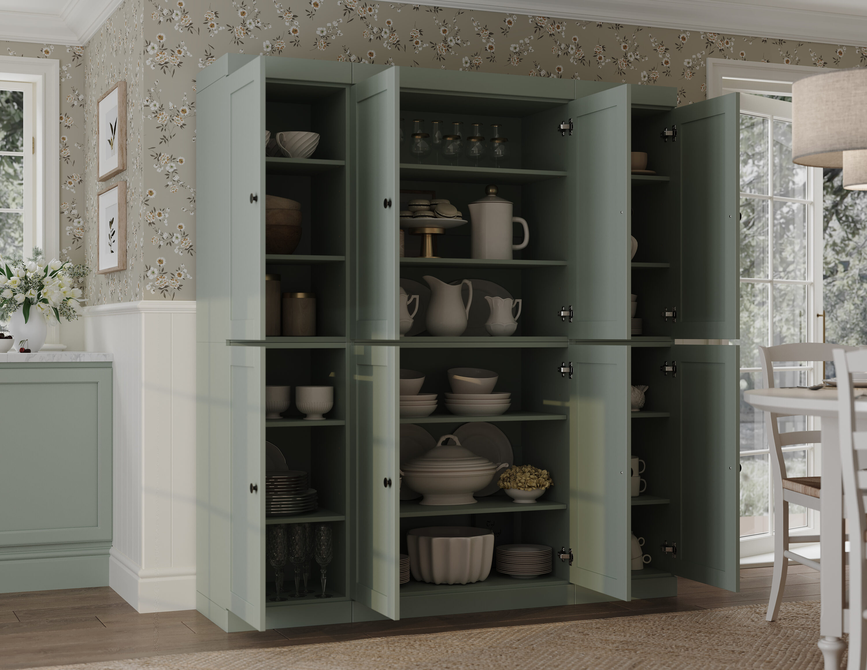 Palace Imports 335-13 Dining-Kitchen-Storarge - View #2