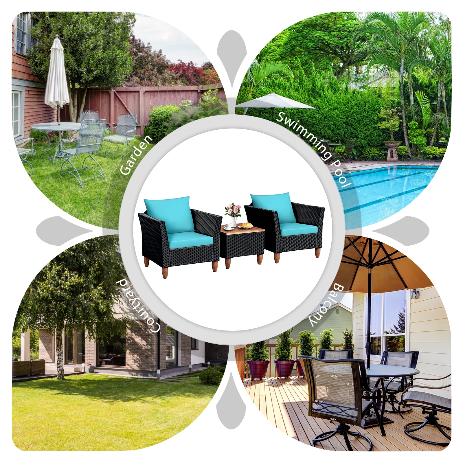 LIVIZA OUG66532TU Patio-Conversation-Sets - View #7
