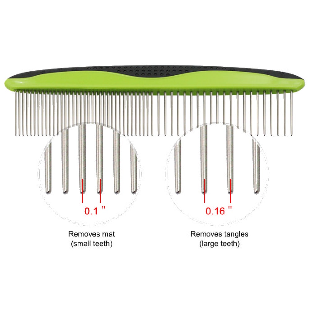 Wide tooth dog grooming comb sale