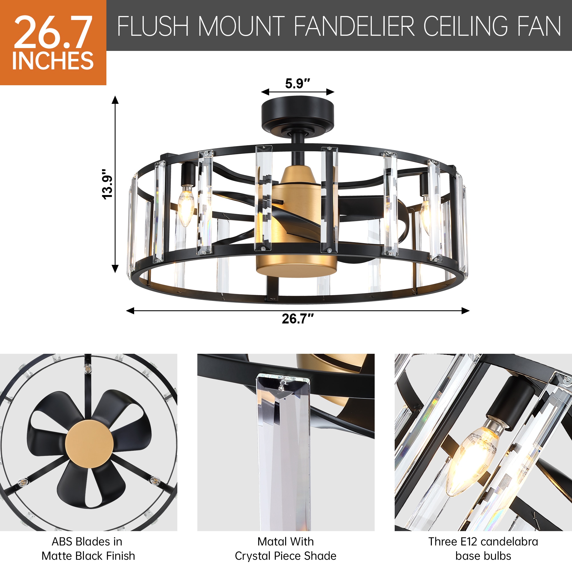 Parrot Uncle F8282110V Ceiling-Fans - View #5