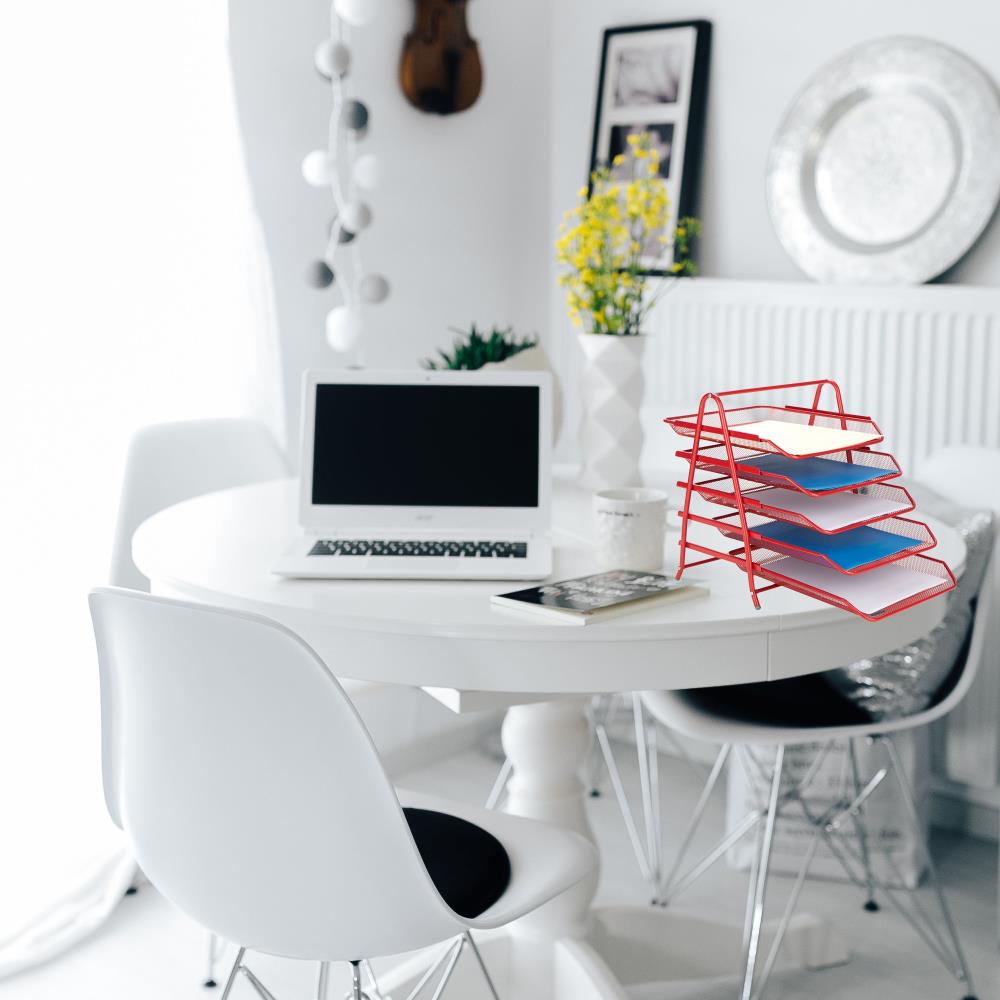 Mind Reader 5TPAPER-RED Desktop-Organizers - View #6