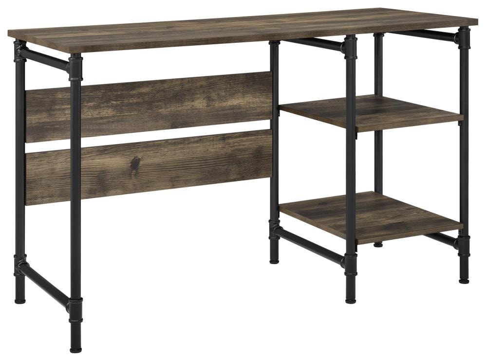 Home Candon Desk Distressed Brown Oak