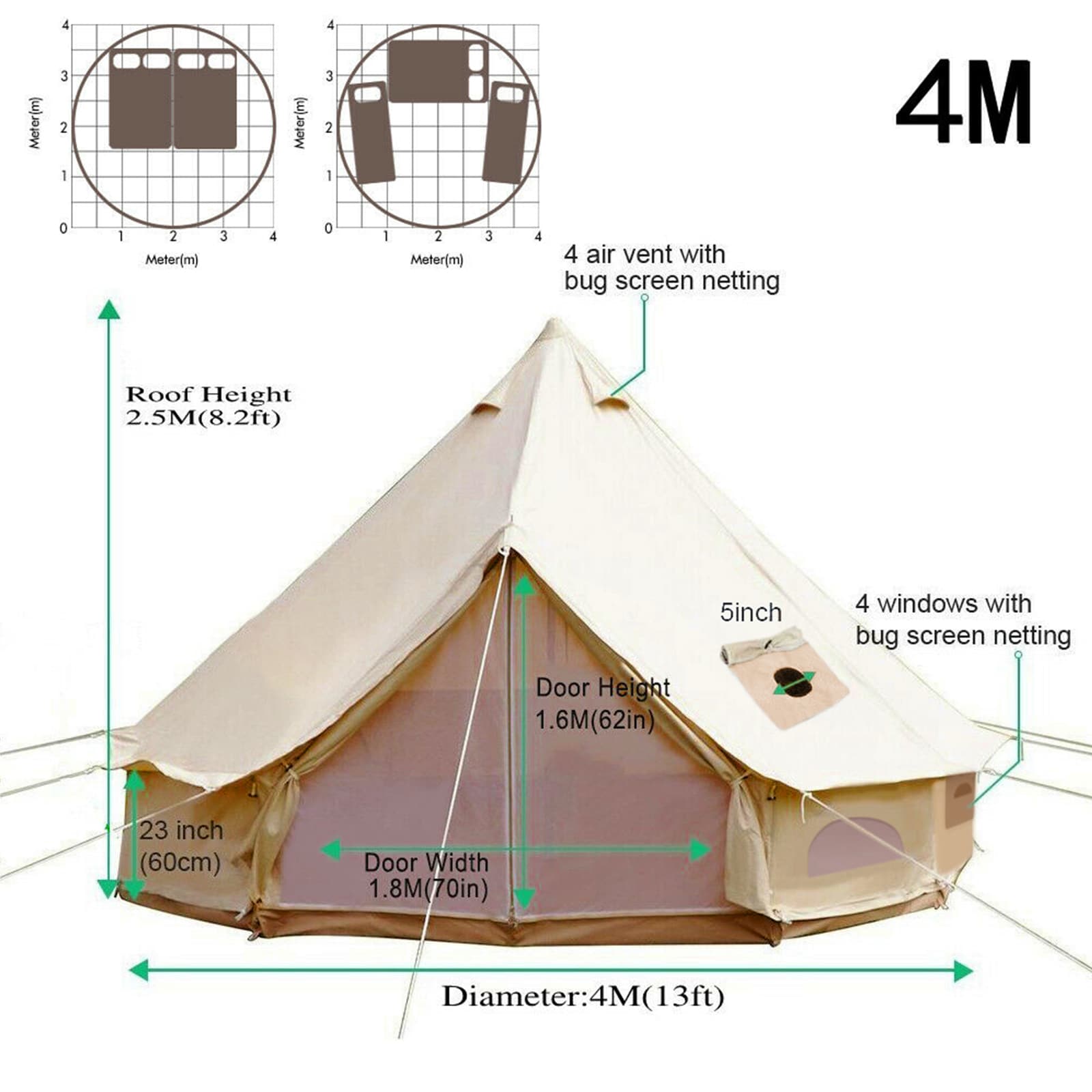 VEVOR ZPMGB4MMBK0000001V0 tents - View #9