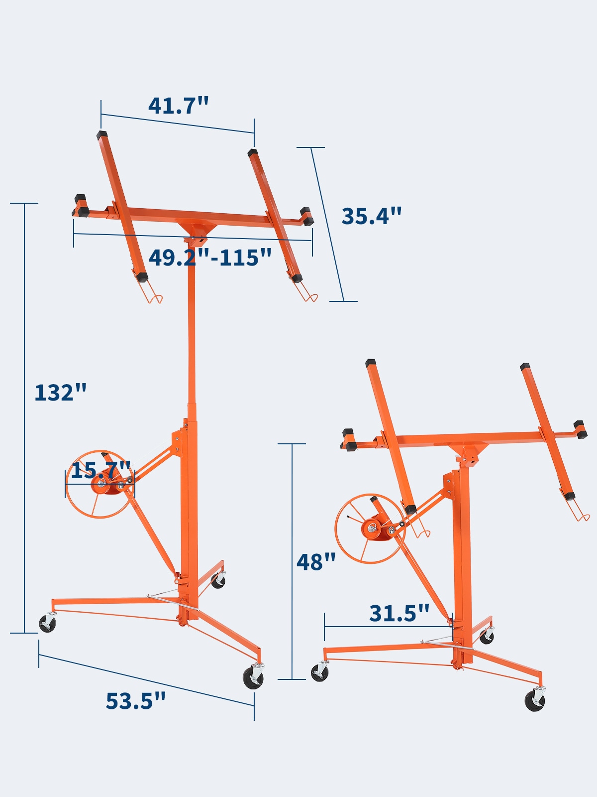 GarveeLife CLJ-7TDLDEXMFEH Drywall-Panel-Carriers - View #3