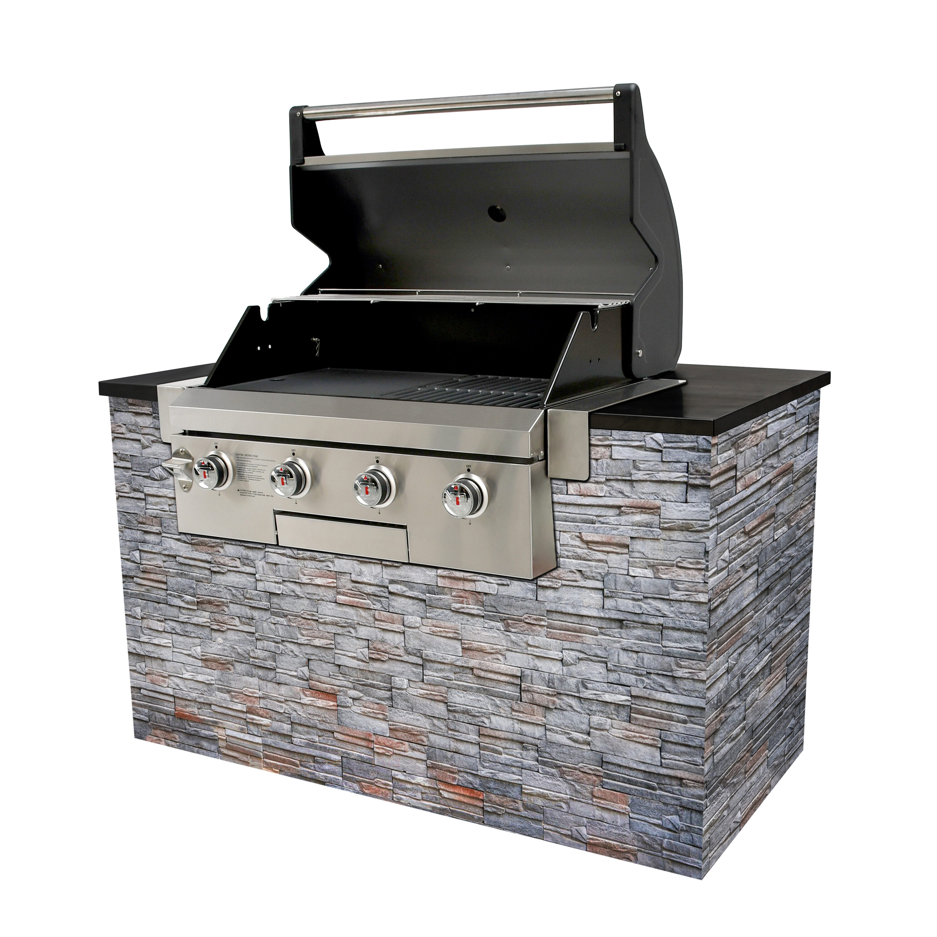 Brand-Man Grills BMRUSDI4 Gas-Grill - View #4